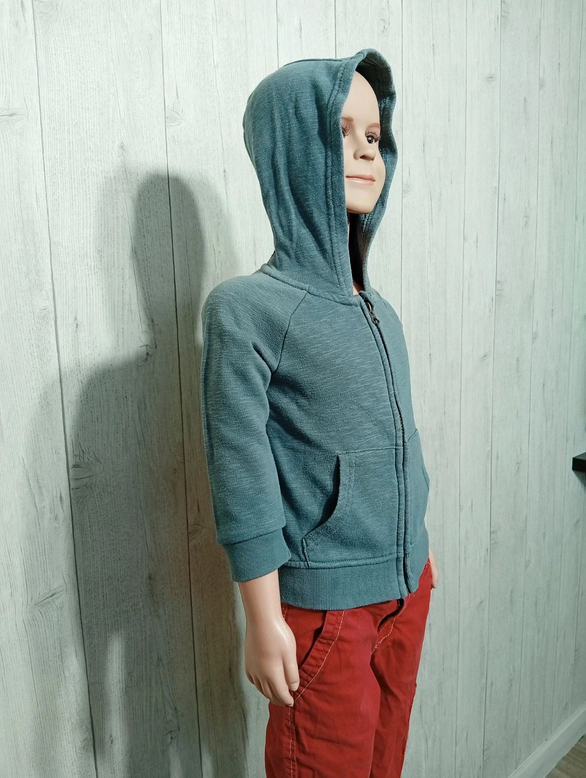 Gilet a capuche fille - taille 18/24 mois( 92 cm)- primark - couleur bleu gris – Primark – taille 24-36 mois / 92 cm 4