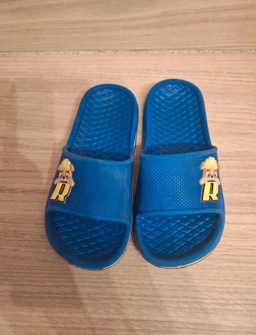 Claquette garcon- Ruben paw patrol - taille 27/28 - couleur bleu et jaune