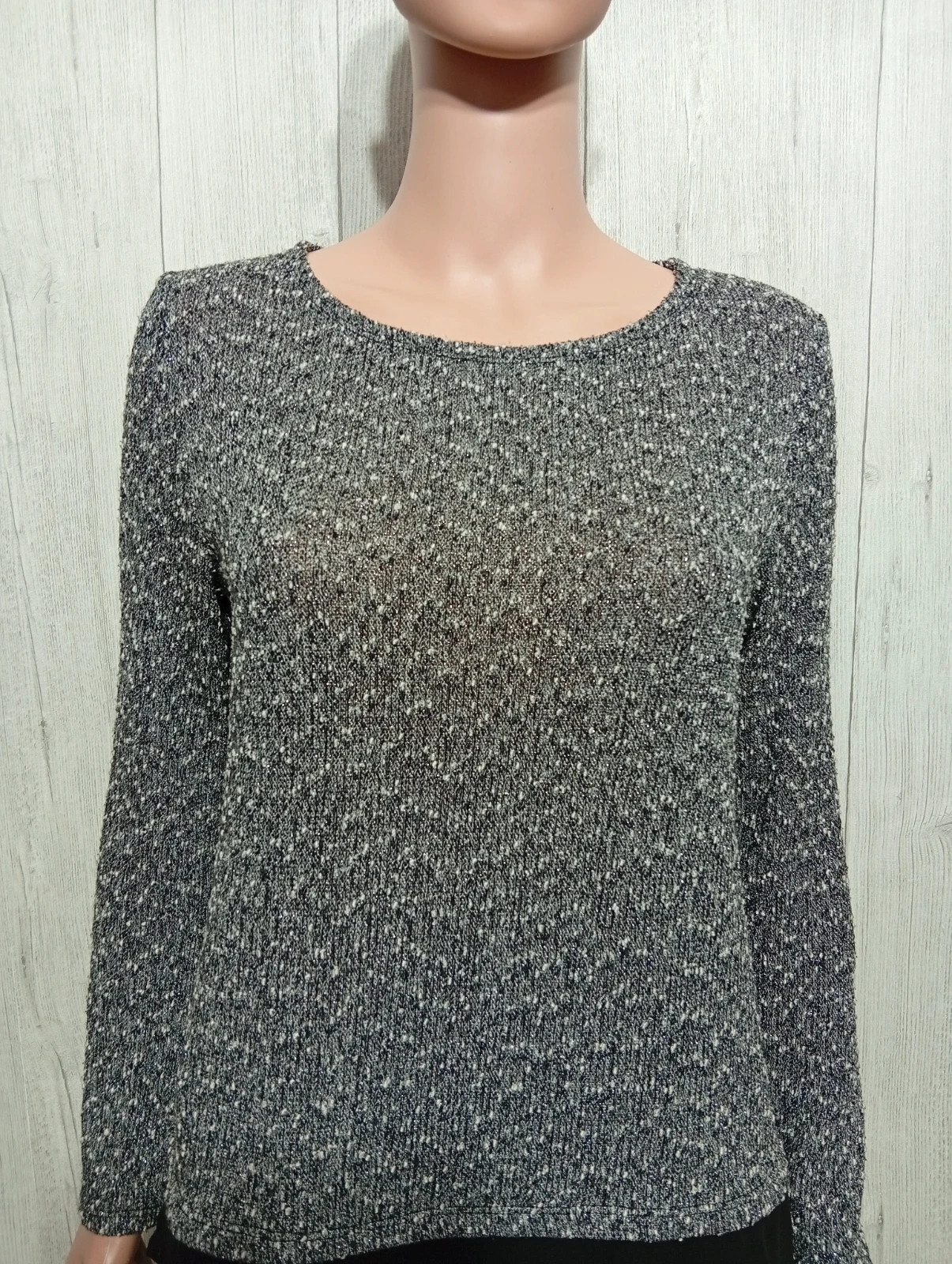Pull femme - Taille M/38 - pimkie - couleur gris et noir – Pimkie – taille M / 38 / 10 2