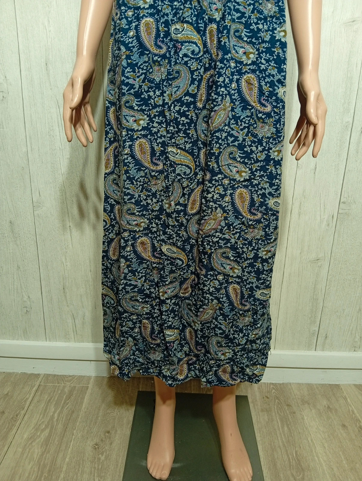 Robe longue femme- Taille M/38 - Bcopine- couleur marine – B.Copine – taille M / 38 / 10 3
