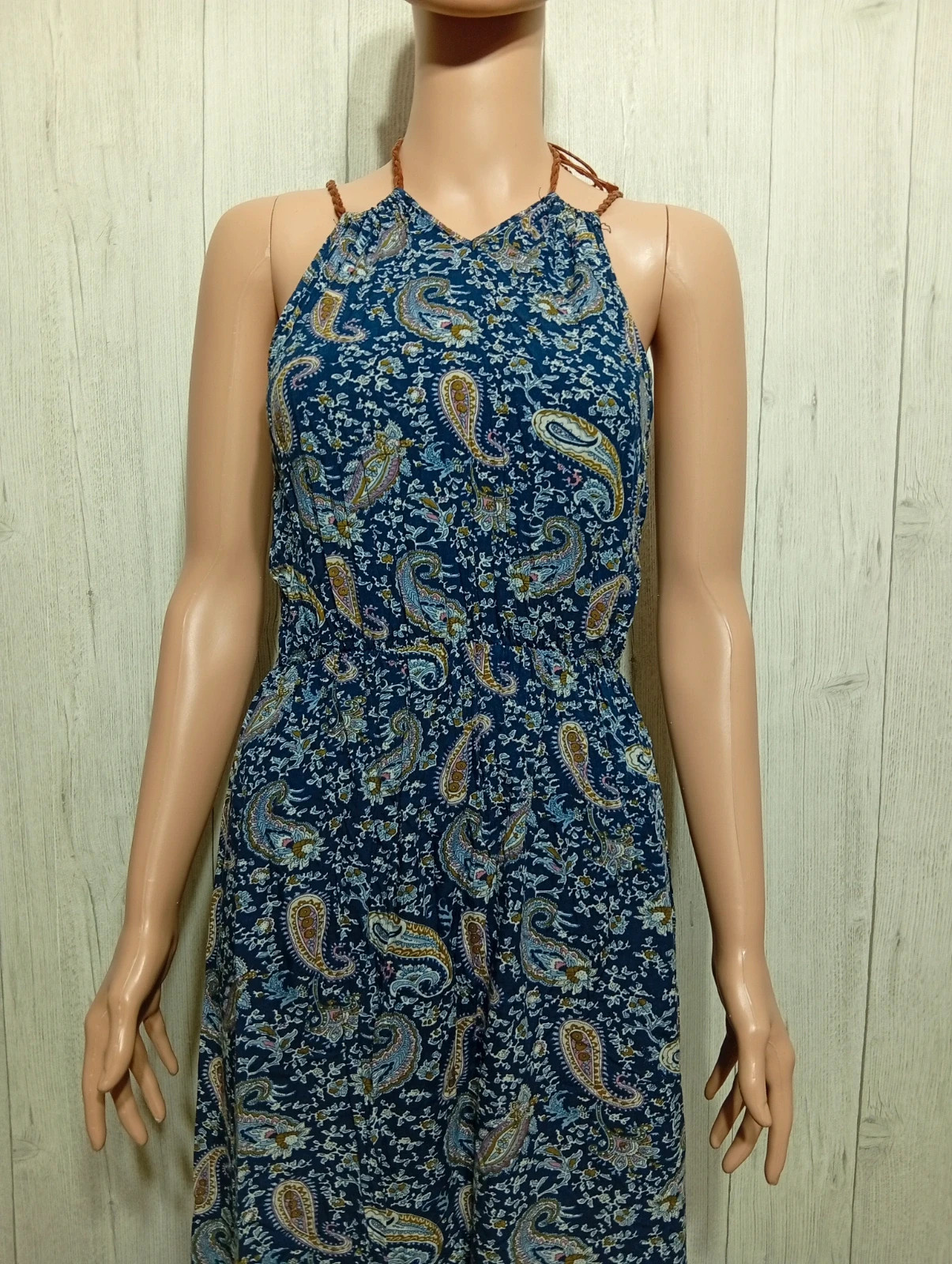 Robe longue femme- Taille M/38 - Bcopine- couleur marine – B.Copine – taille M / 38 / 10 2