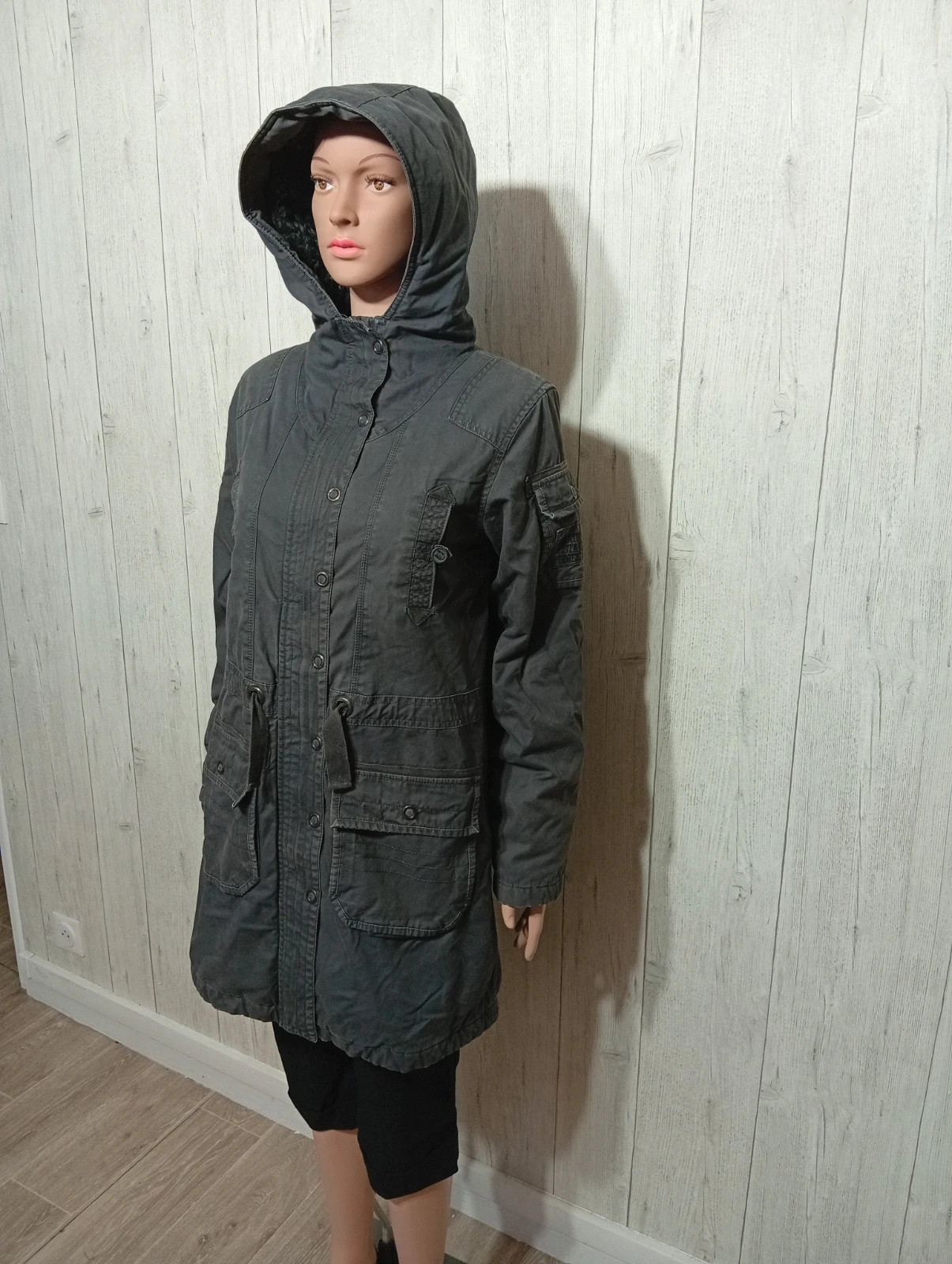 Parkas femme- Taille L/40- okaidi - couleur gris – Okaïdi – taille L / 40 / 12 5