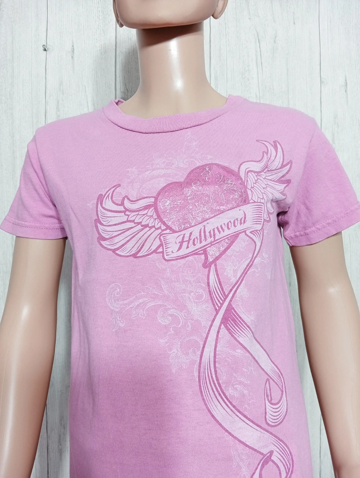 T-shirt manche courte fille - Taille 6/8 ans - justkiddin- couleur rose – justkiddin – taille 8 ans / 128 cm 2