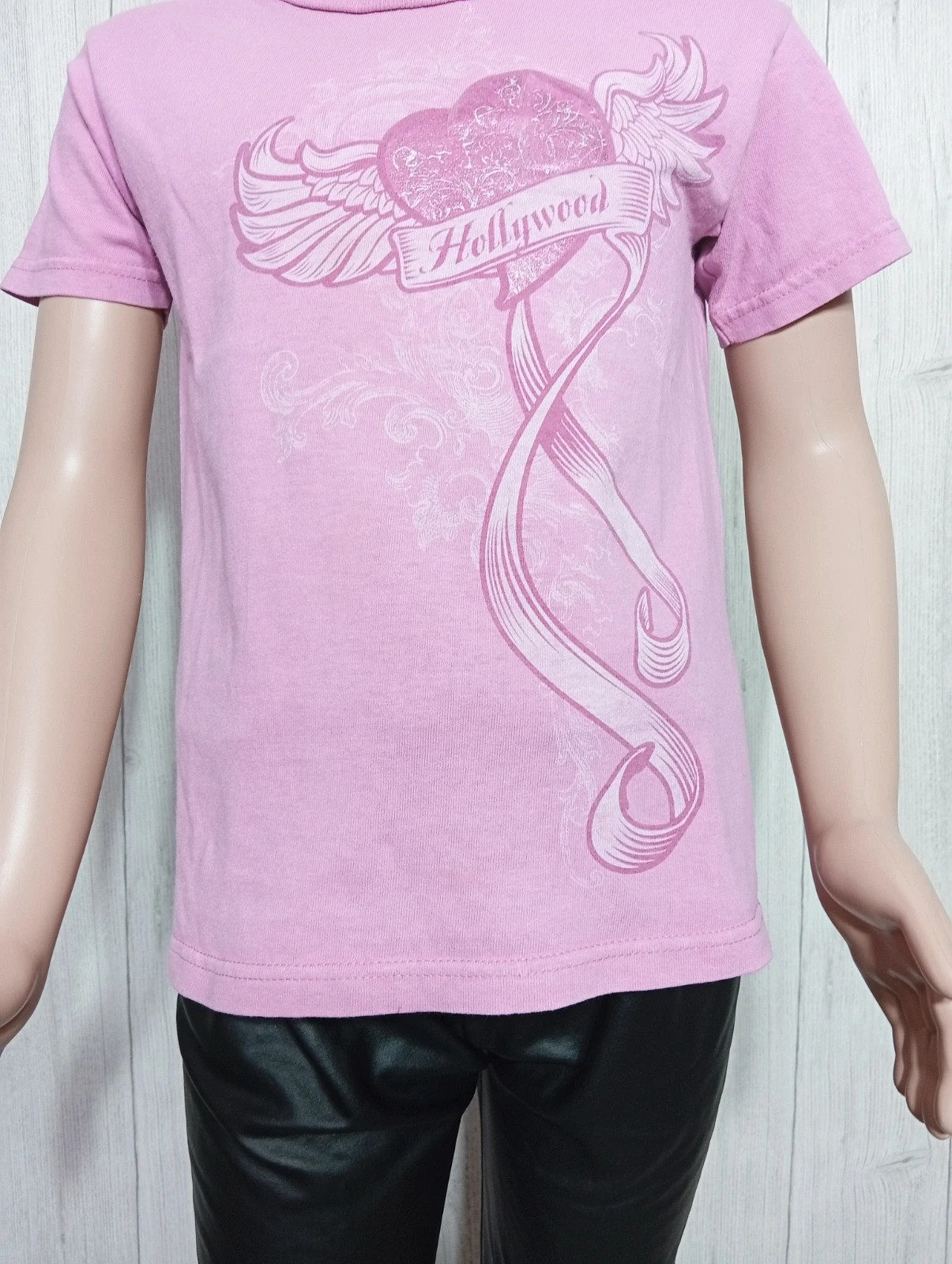 T-shirt manche courte fille - Taille 6/8 ans - justkiddin- couleur rose – justkiddin – taille 8 ans / 128 cm 3