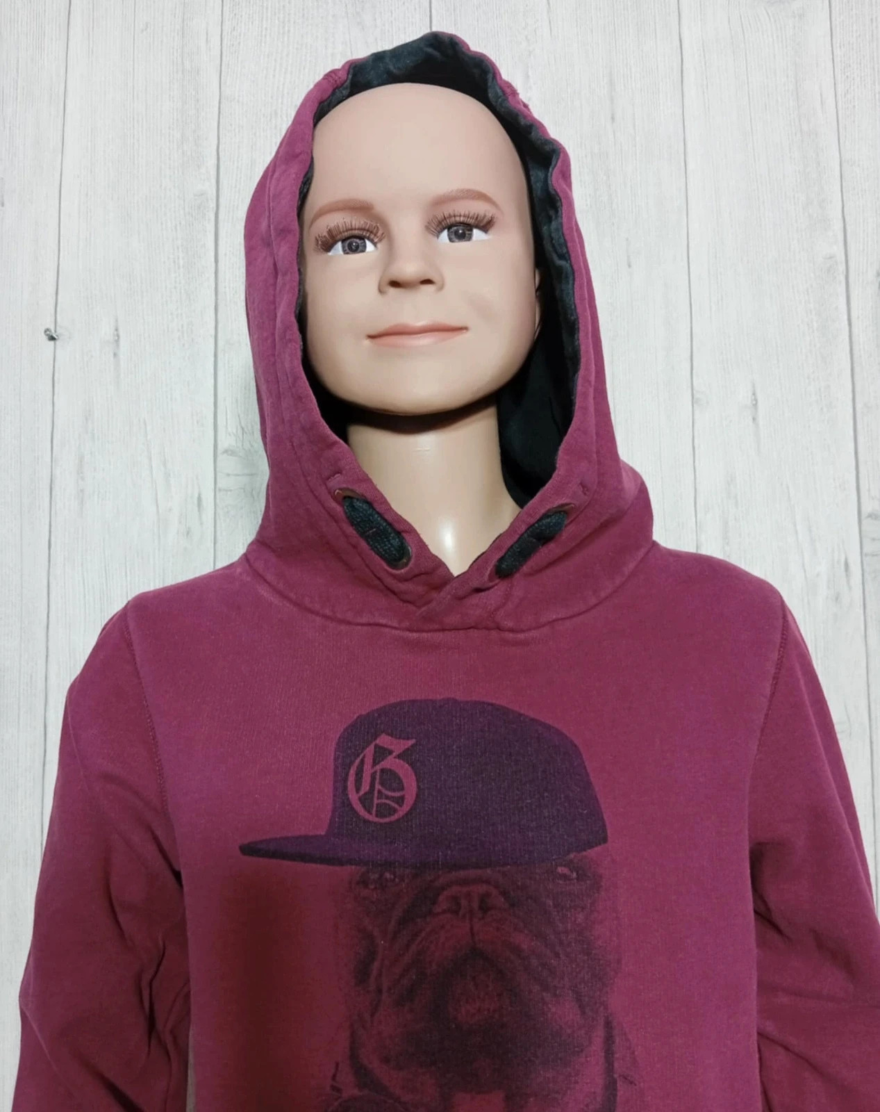 Pull à capuche fille - Taille 10 ans ( 140 cm) - Charles vogele - couleur violet et noir – Charles Vögele – taille 10 ans / 140 cm 5