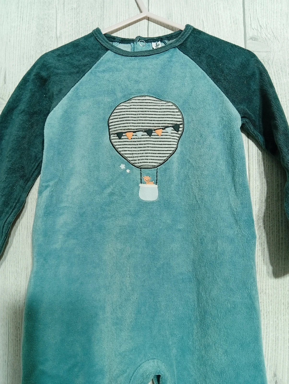 Pyjama 1 pièce garcon - Taille 2 ans ( 86 cm) - NPO baby - Couleur bleu et marine – Npo Baby – taille 18-24 mois / 86 cm 2