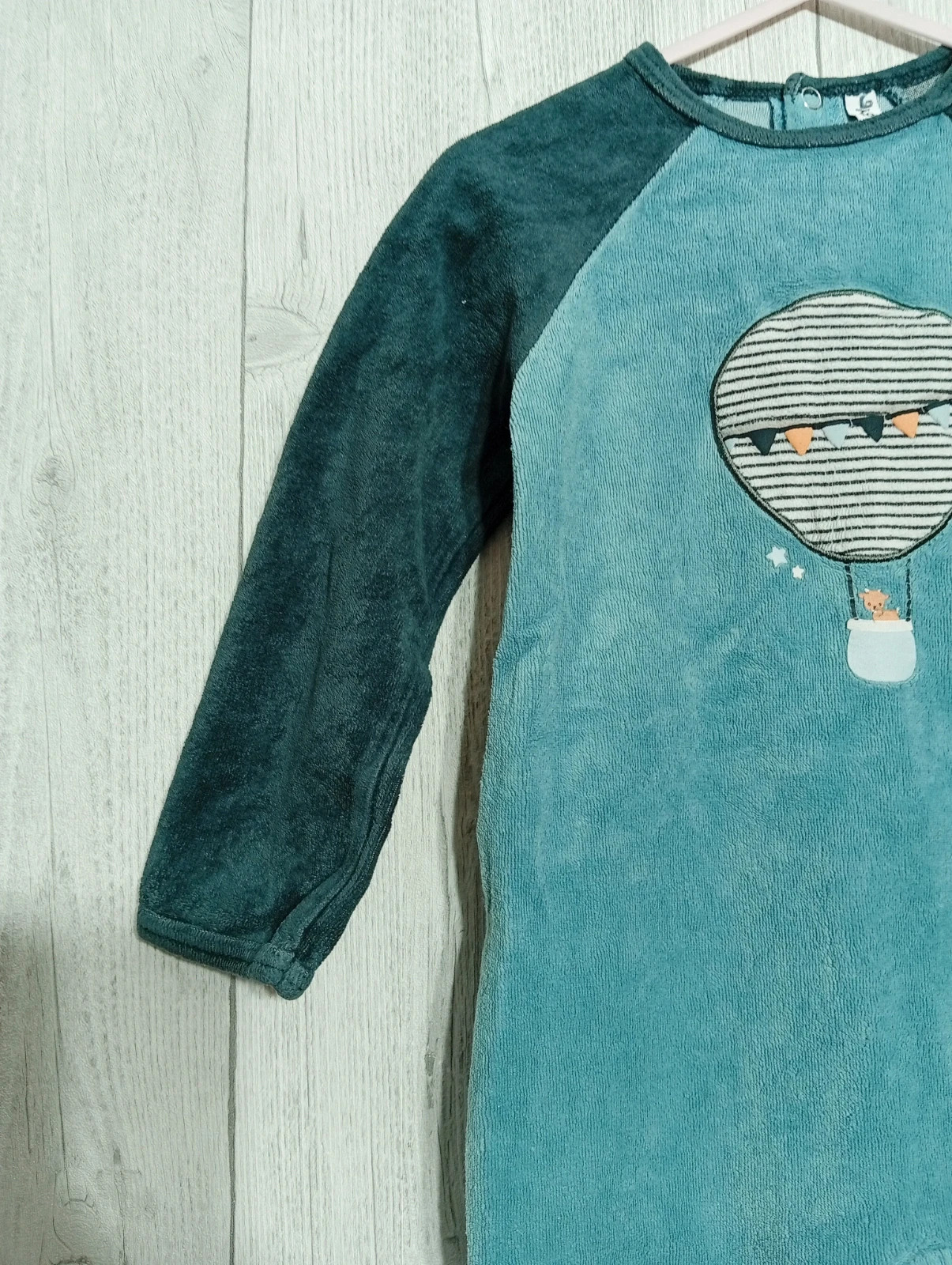 Pyjama 1 pièce garcon - Taille 2 ans ( 86 cm) - NPO baby - Couleur bleu et marine – Npo Baby – taille 18-24 mois / 86 cm 4