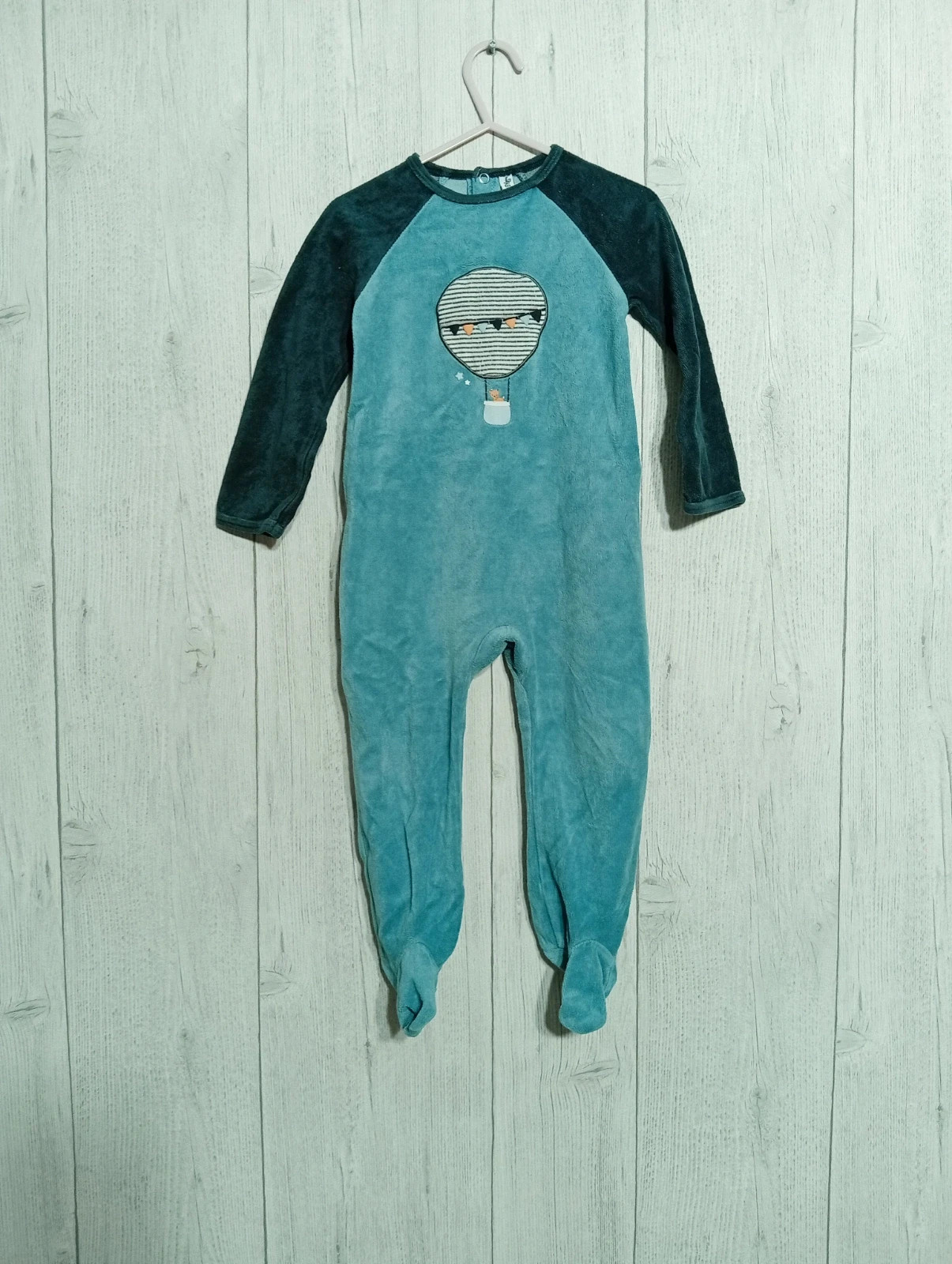 Pyjama 1 pièce garcon - Taille 2 ans ( 86 cm) - NPO baby - Couleur bleu et marine