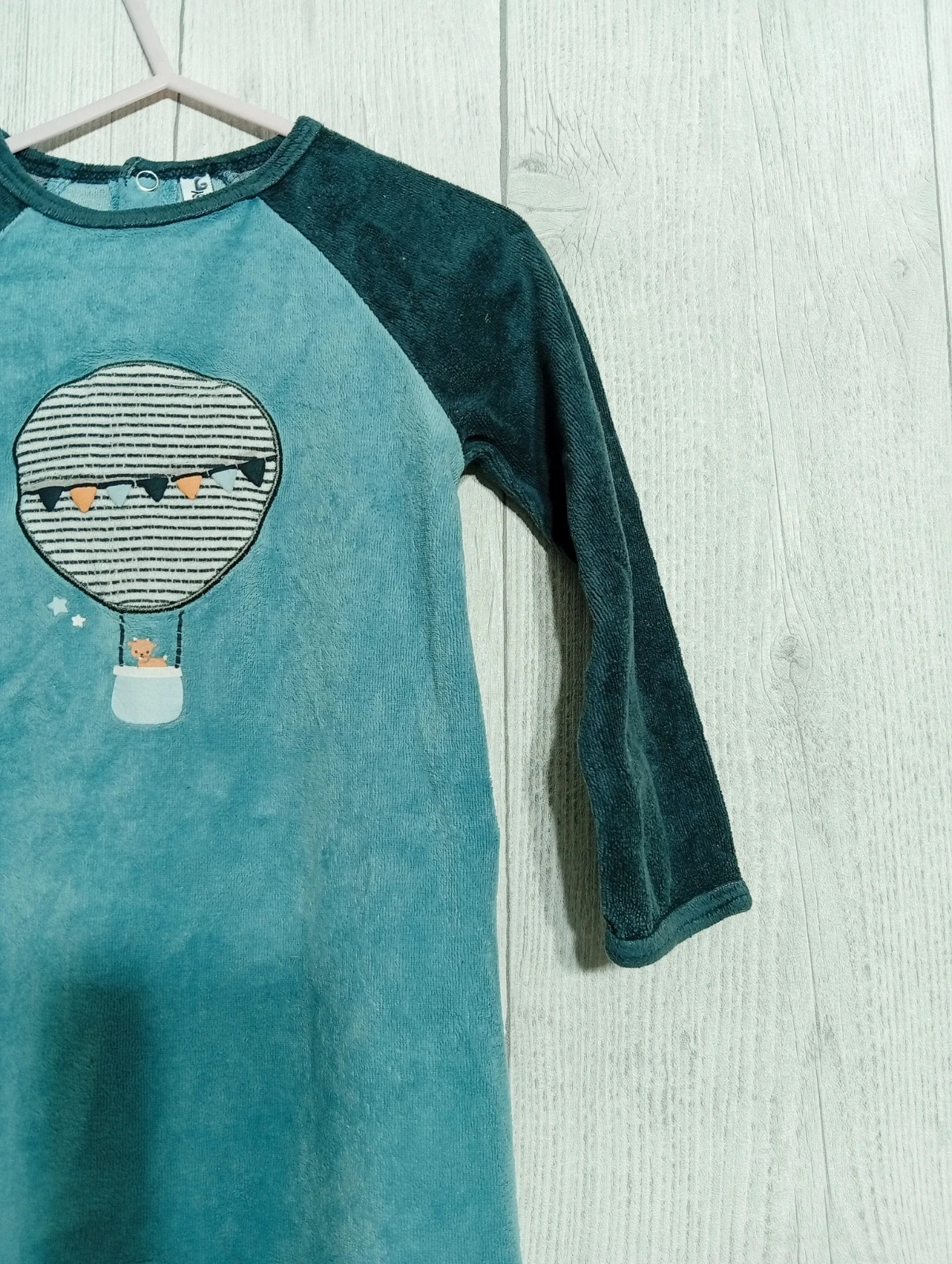 Pyjama 1 pièce garcon - Taille 2 ans ( 86 cm) - NPO baby - Couleur bleu et marine – Npo Baby – taille 18-24 mois / 86 cm 5