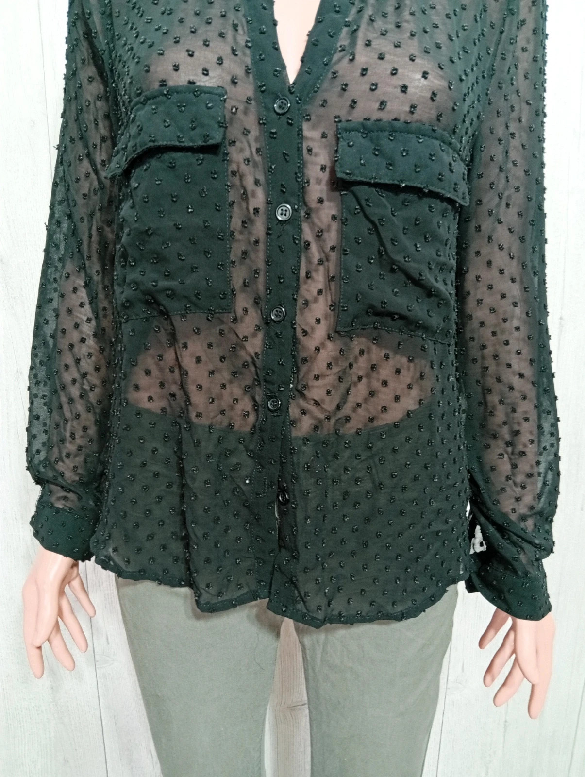 Chemisier femme- Taille M/38 - kilky- couleur noir – Kilky – taille M / 38 / 10 3