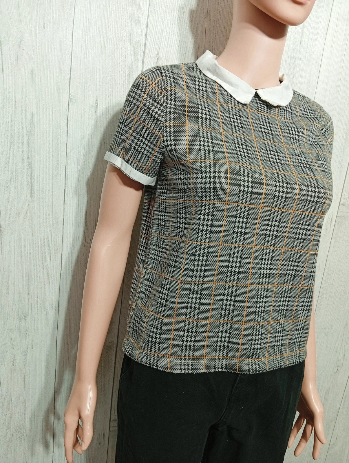 Blouse fille - Taille M/16 ans - jennyfer - couleur gris noir blanc – Jennyfer – taille M 4
