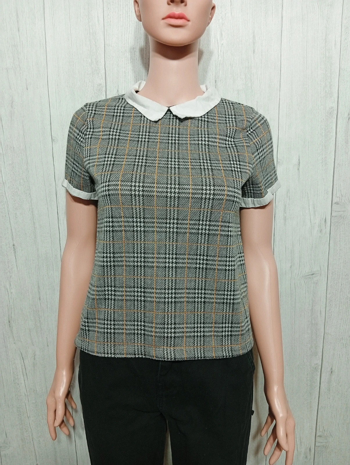Blouse fille - Taille M/16 ans - jennyfer - couleur gris noir blanc – Jennyfer – taille M