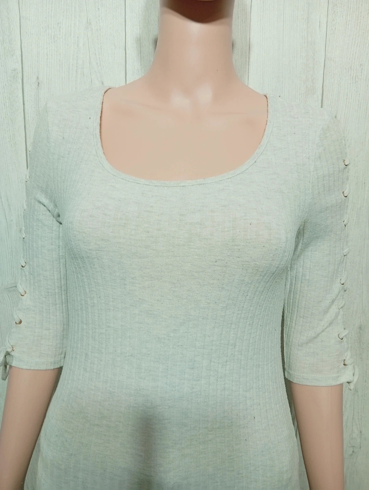 Sweat manche 3/4 femme - Taille M/38 - Tally Weijl- couleur gris – Tally Weijl – taille M / 38 / 10 2
