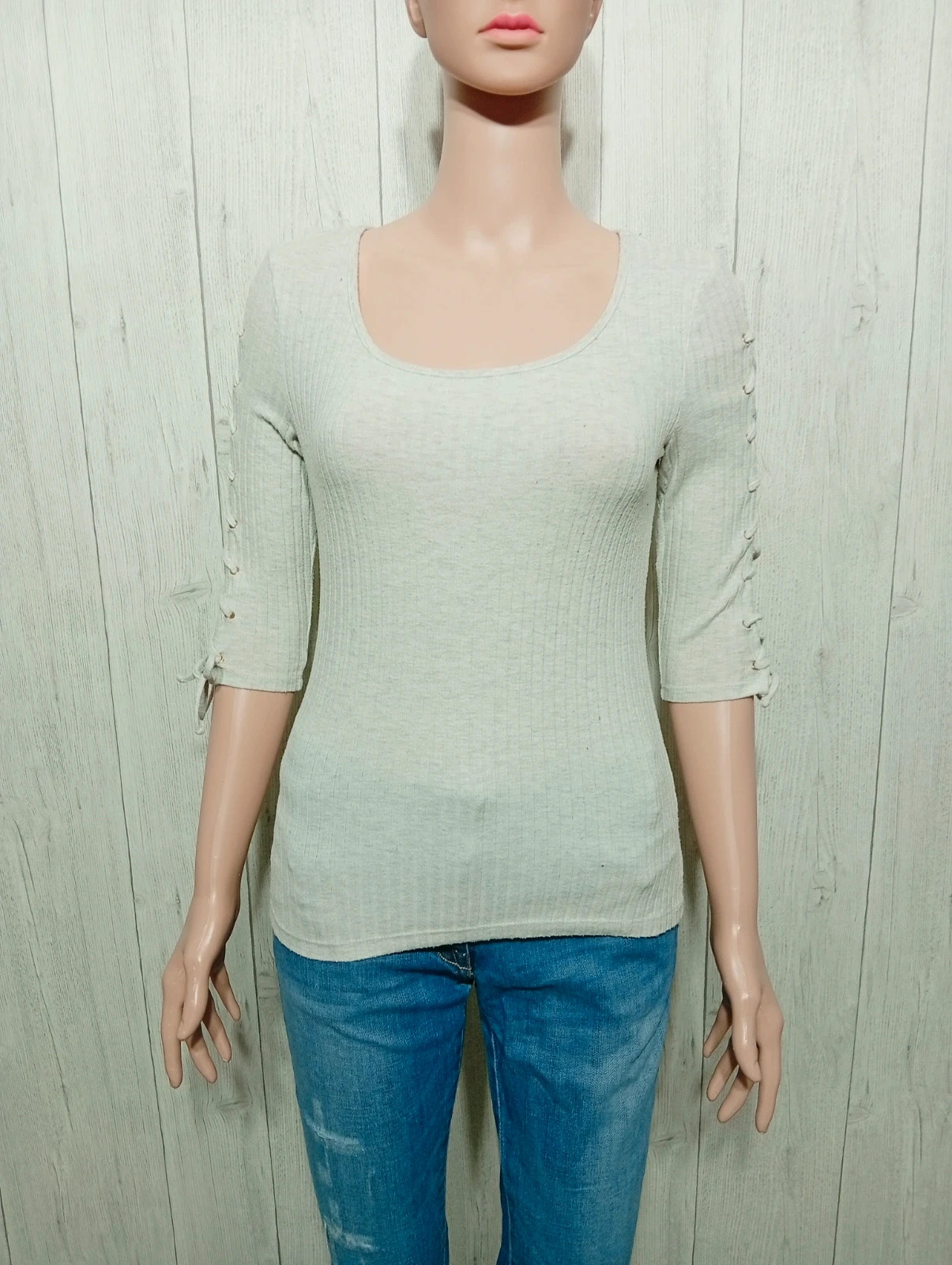 Sweat manche 3/4 femme - Taille M/38 - Tally Weijl- couleur gris