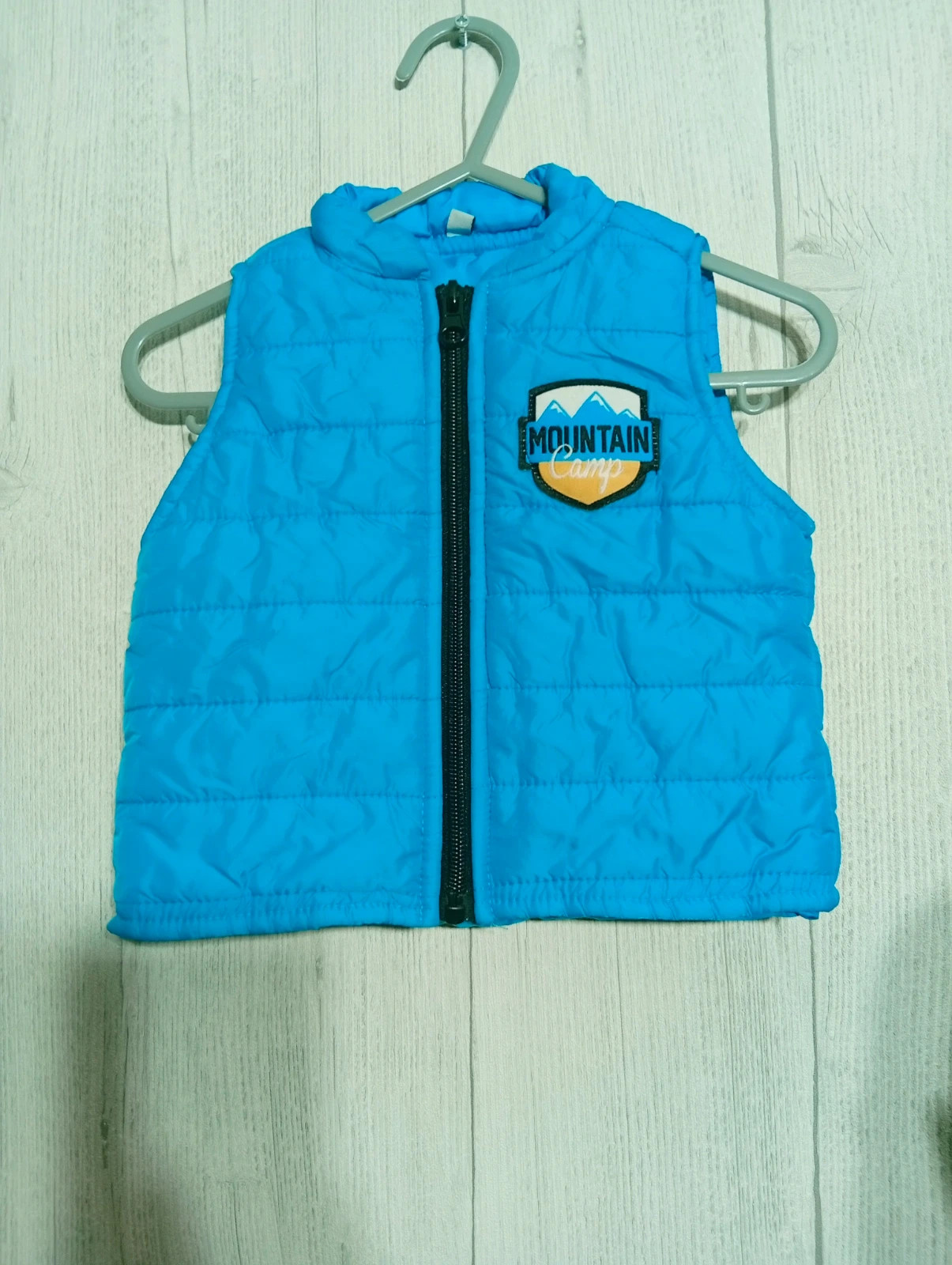 Veste sans manche garcon- Taille 6 mois - Couleur bleu