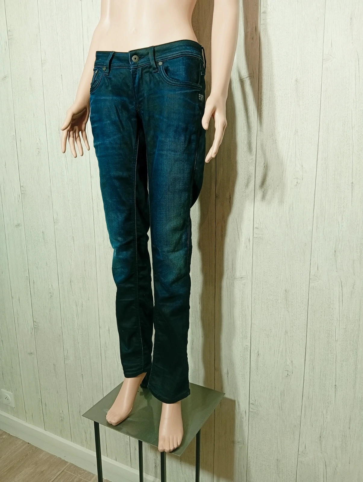 Jeans skinny femme- Taille M/38( W29/L32)- G Star Raw - couleur marine – G-Star RAW – taille M / 38 / 10 5