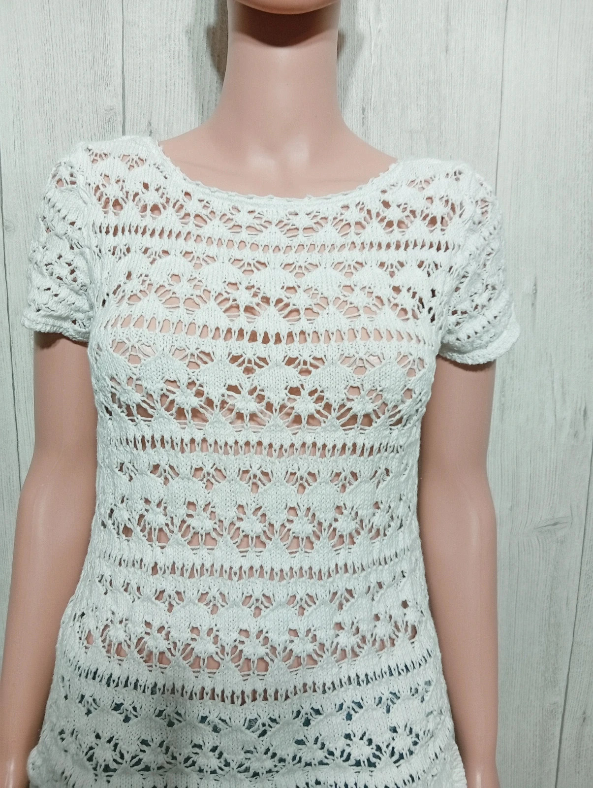 Blouse femme - taille M/38 - Zara knit - couleur blanc – Zara Knit – taille M / 38 / 10 2