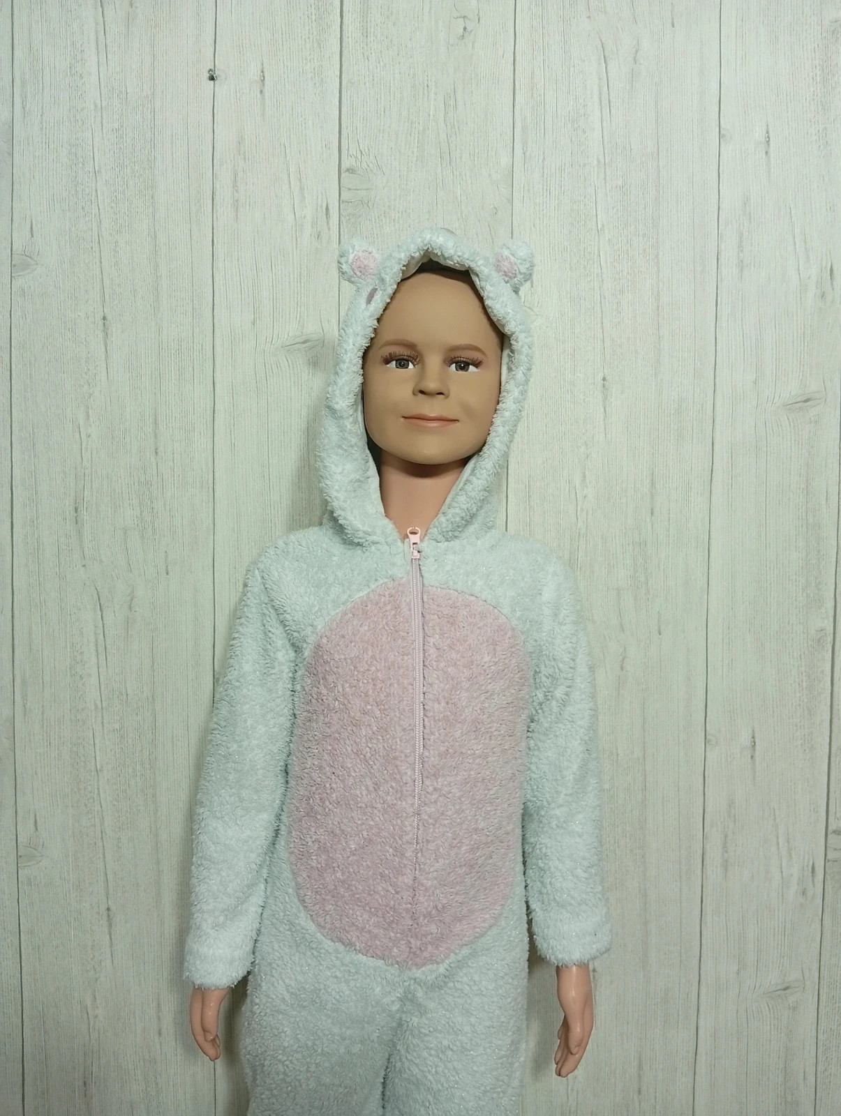 Pyjama 1 pièce fille - Taille 5 ans - inextenso- Couleur rose et blanc – In Extenso – taille 5 ans / 110 cm 2