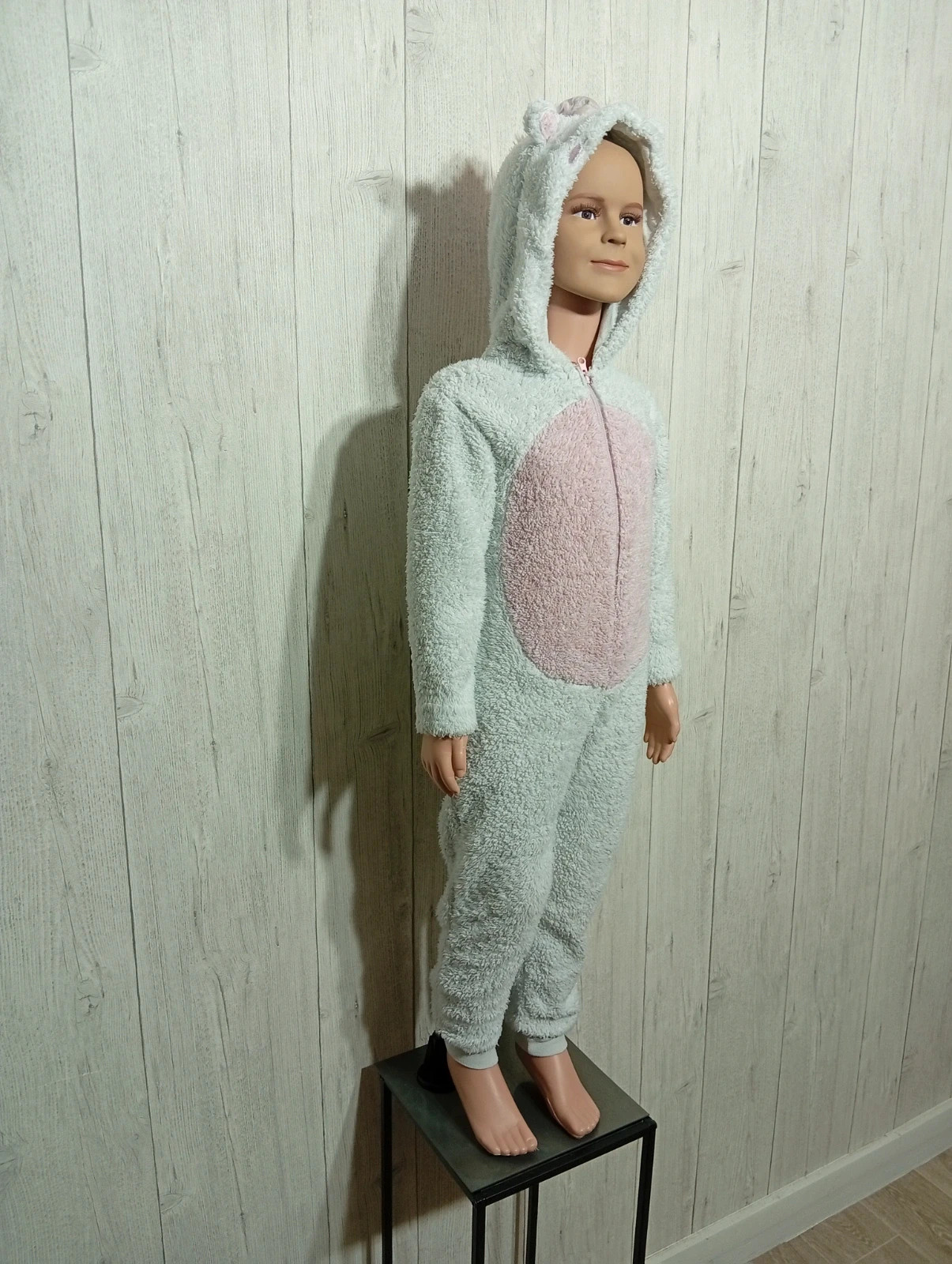 Pyjama 1 pièce fille - Taille 5 ans - inextenso- Couleur rose et blanc – In Extenso – taille 5 ans / 110 cm 4