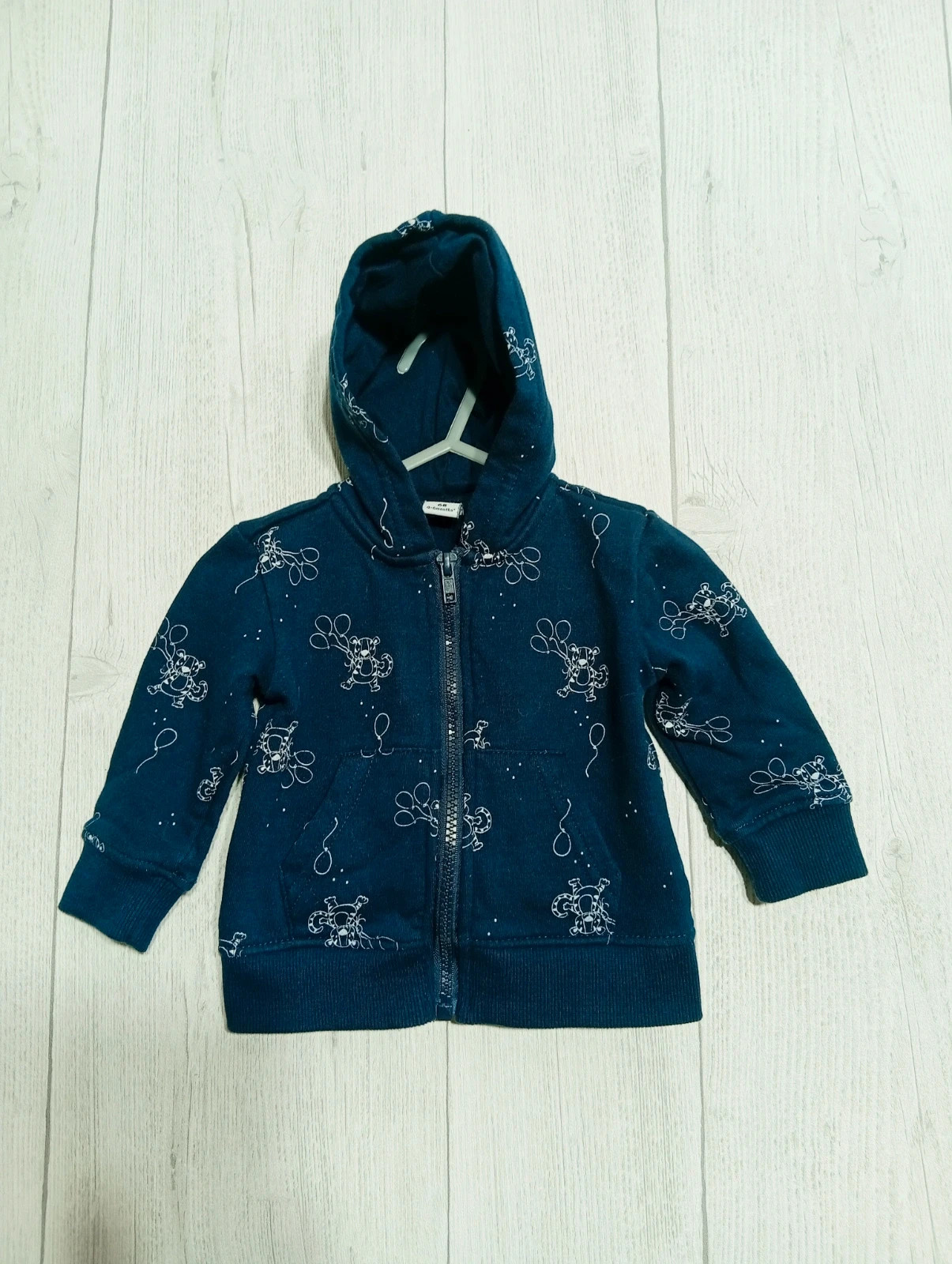 Gilet garcon - Taille 4/6 mois ( 68 cm) - dopo dopo - couleur marine et blanc