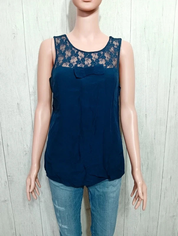 debardeur femme - taille M/38- Naf Naf - couleur marine