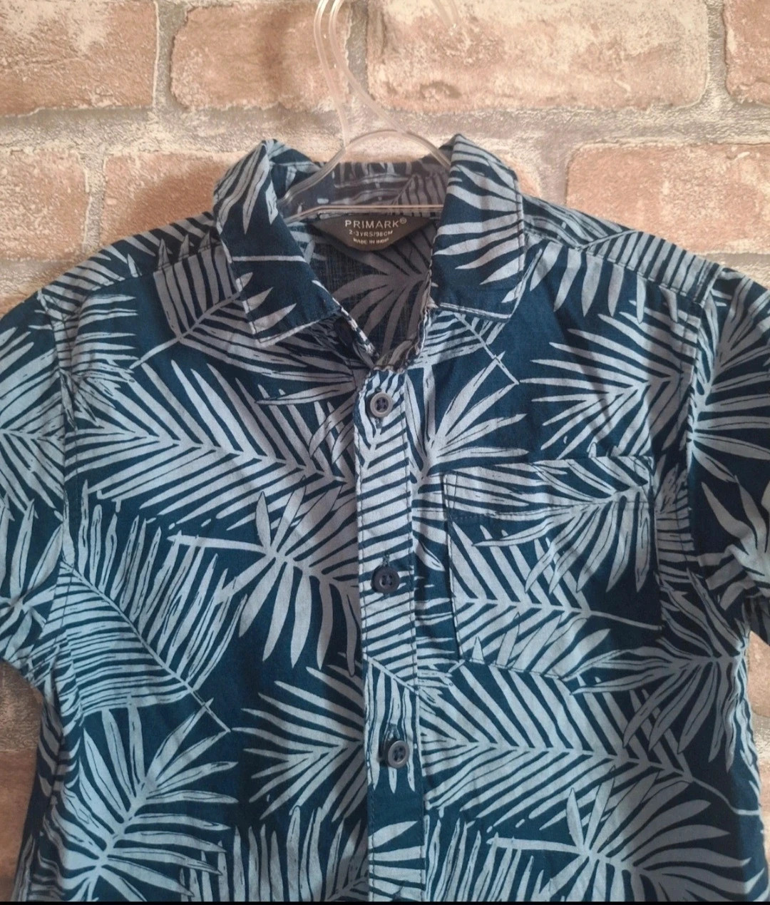 Chemise garcon- Taille 3/4 ans ( 98 cm) - primark - couleur marine et bleu – Primark – taille 3 ans / 98 cm 3