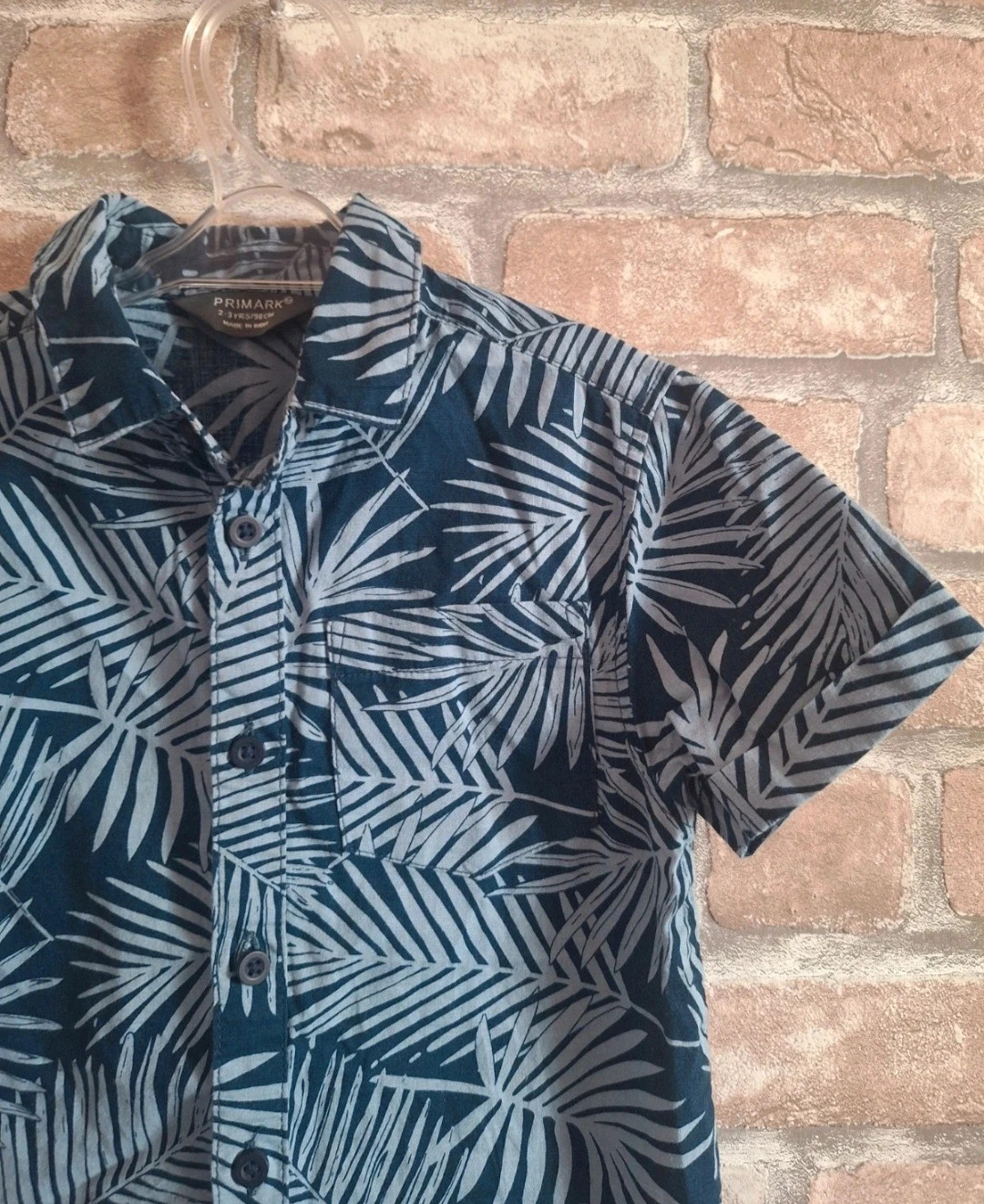 Chemise garcon- Taille 3/4 ans ( 98 cm) - primark - couleur marine et bleu – Primark – taille 3 ans / 98 cm 4