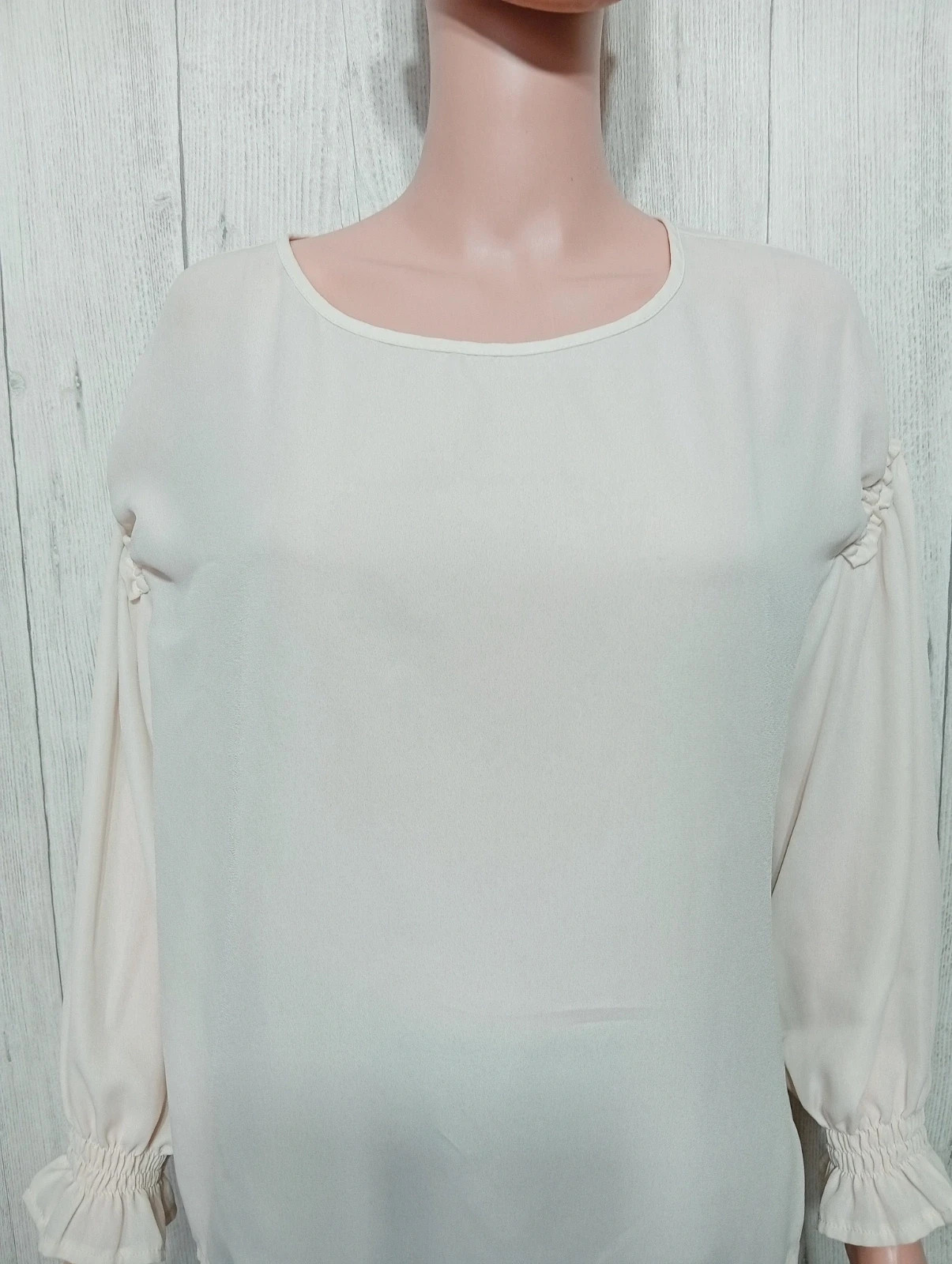 Blouse femme - Taille M/38 - R Jeans - couleur creme – R Jeans – taille M / 38 / 10 2