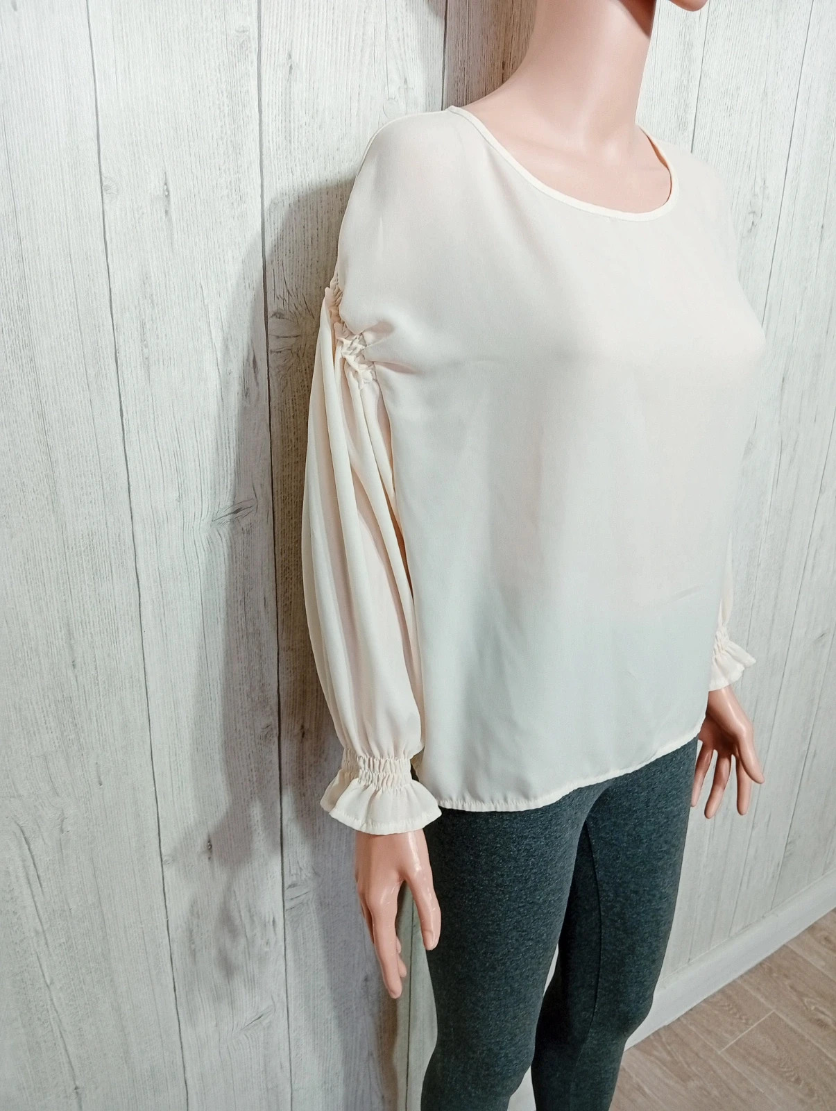 Blouse femme - Taille M/38 - R Jeans - couleur creme – R Jeans – taille M / 38 / 10 4