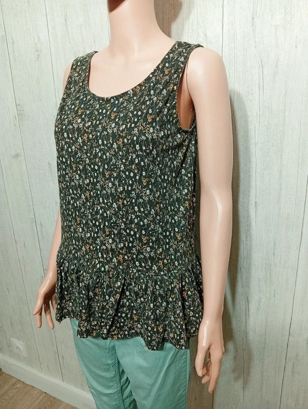 blouse femme- taille /38- Inextenso- couleur noir jaune blanc – In Extenso – taille M / 38 / 10 4