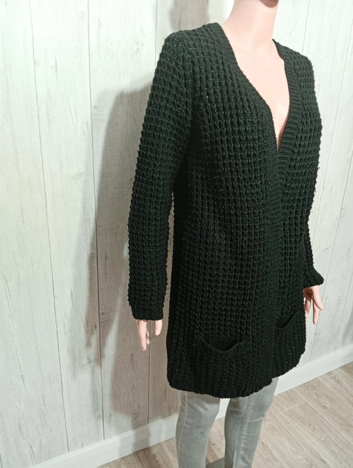 Cardigan femme - Taille M/38 - Vero Moda - couleur noir – Vero Moda – taille M / 38 / 10 4