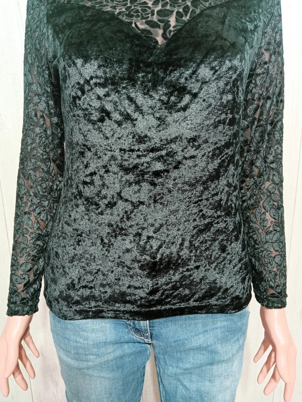 Blouse manche longue femme- Taille L/40- couleur noir – taille L / 40 / 12 3