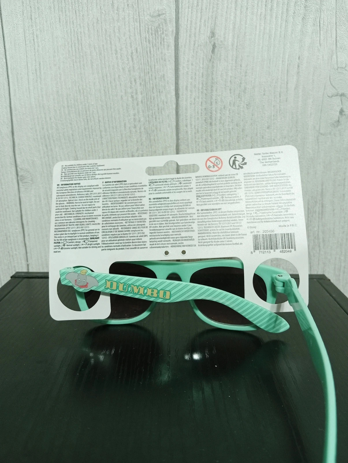 Lunette de soleil enfant- dumbo - disney- Couleur menthe – Disney 4