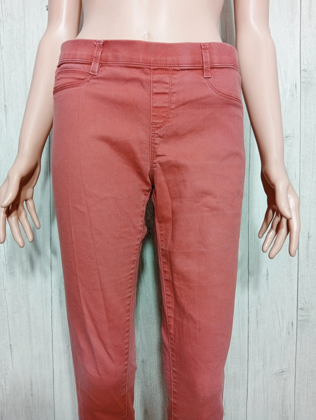 Pantalon skinny femme- taille M/38 - Camaieu - couleur corail – Camaïeu – taille M / 38 / 10 2