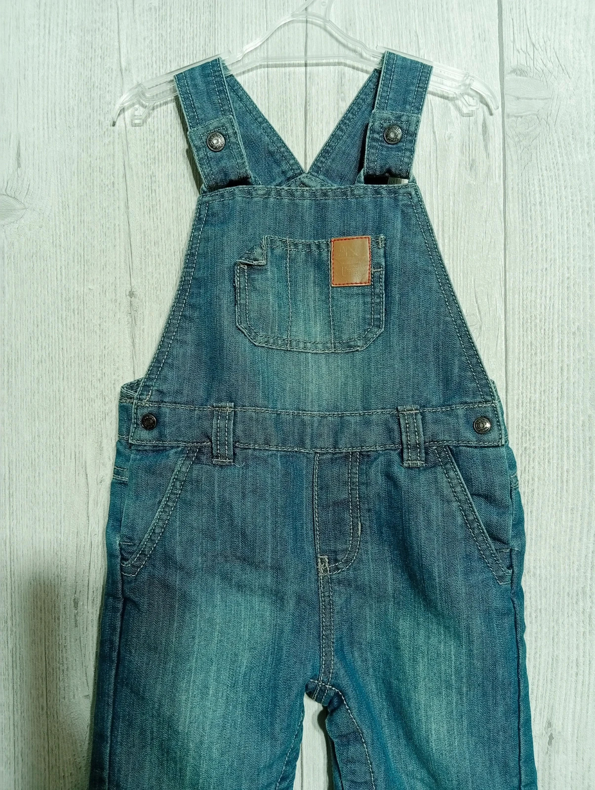 Salopette arçon- taille 12 mois ( 74 cm) - obaibi - couleur bleu – Obaïbi – taille 9-12 mois / 74 cm 2