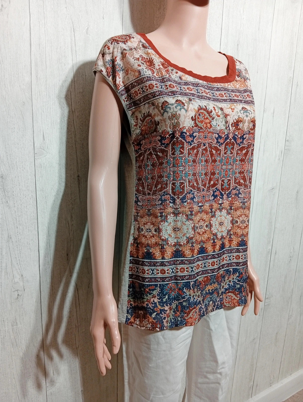 Blouse manche courte femme- Taille M/38-Camaieu- – Camaïeu – taille M / 38 / 10 4