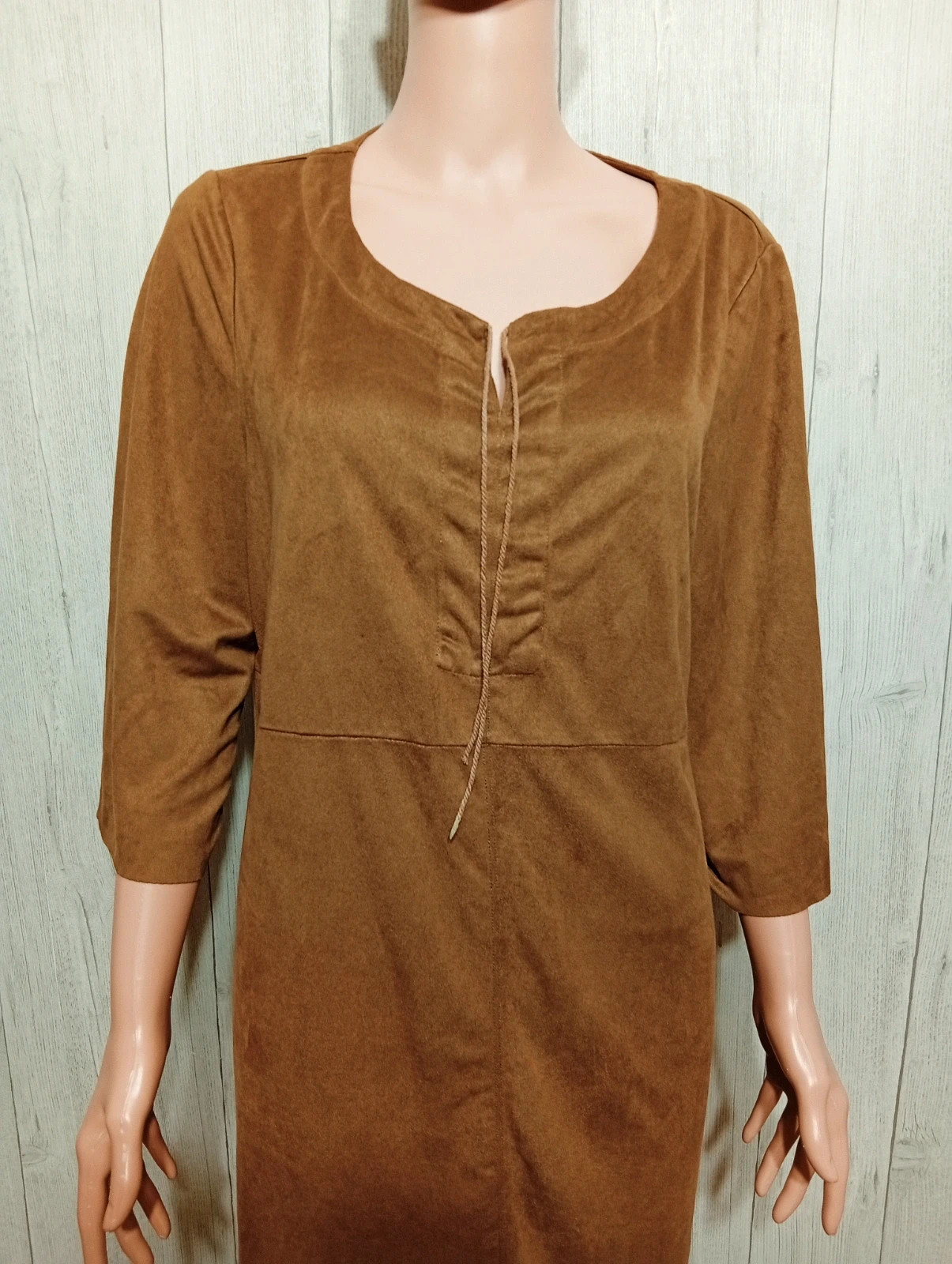 Robe femme - Taille L/40- Camaieu - couleur marron – Camaïeu – taille L / 40 / 12 2