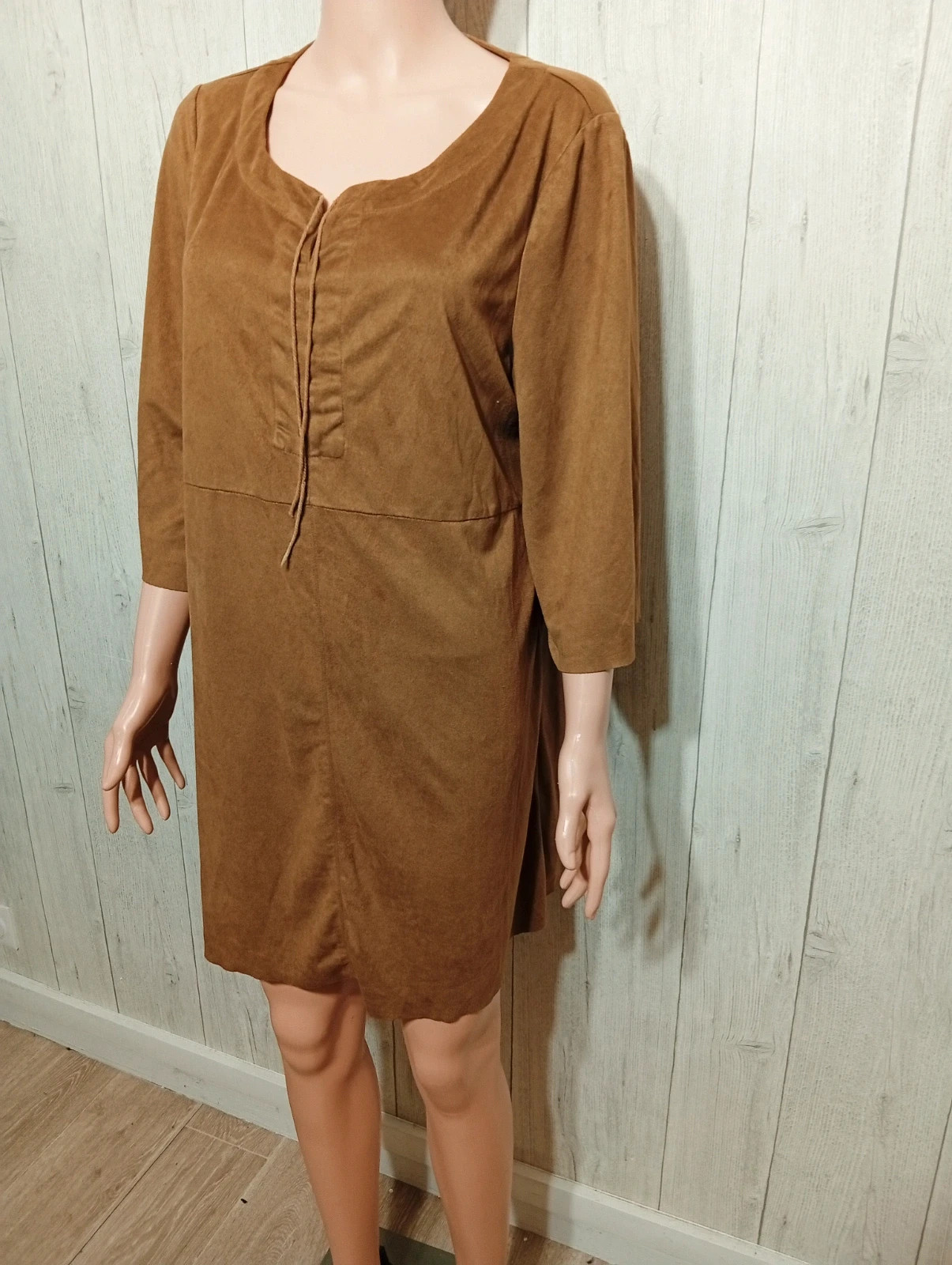 Robe femme - Taille L/40- Camaieu - couleur marron – Camaïeu – taille L / 40 / 12 5