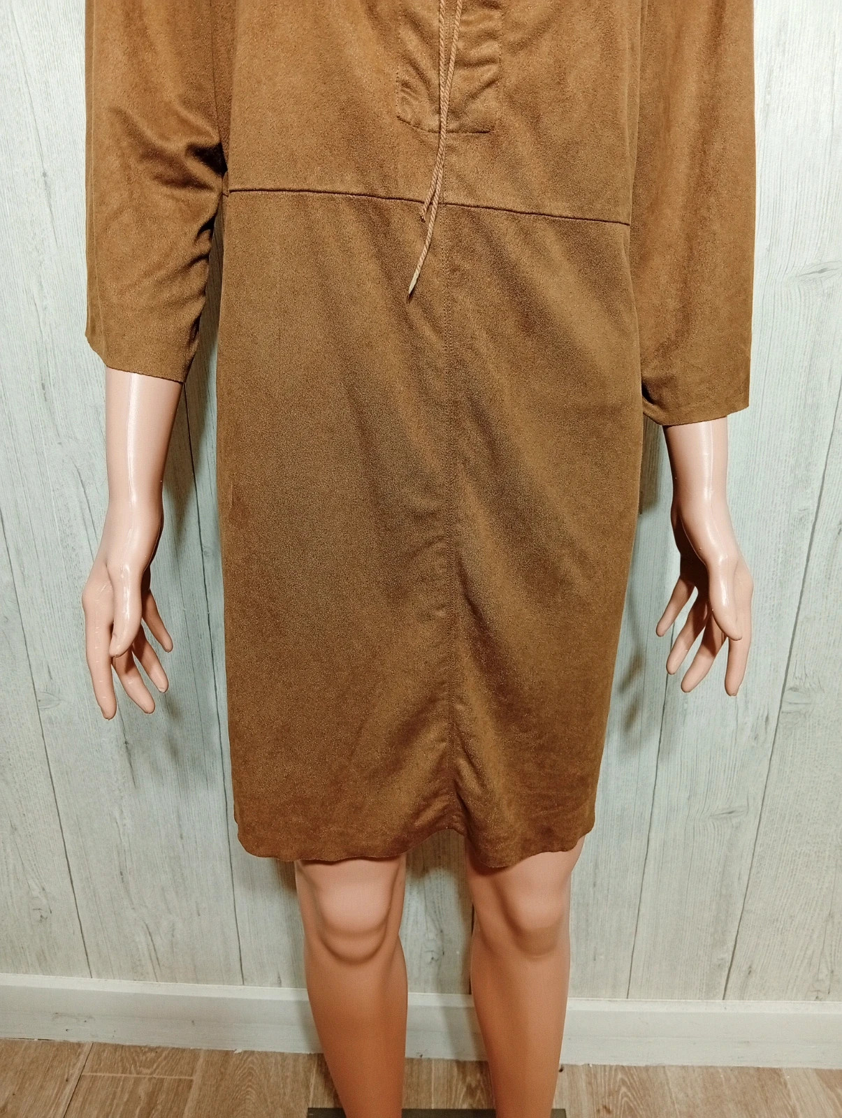 Robe femme - Taille L/40- Camaieu - couleur marron – Camaïeu – taille L / 40 / 12 3