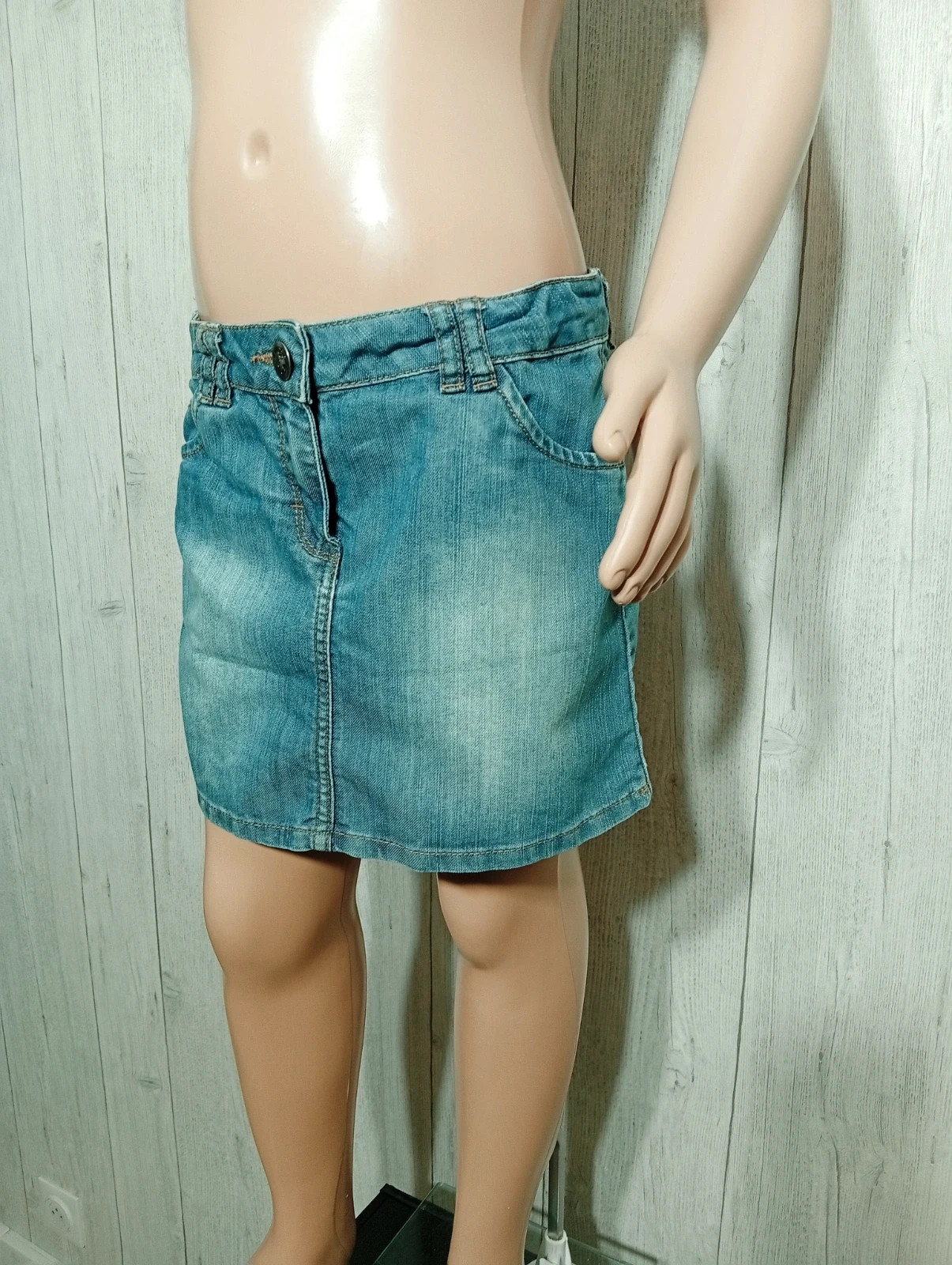 Jupe en jeans fille - Taille 10 ans (138 cm) - du pareil au meme- couleur bleu – Du Pareil au Même – taille 10 ans / 140 cm 3
