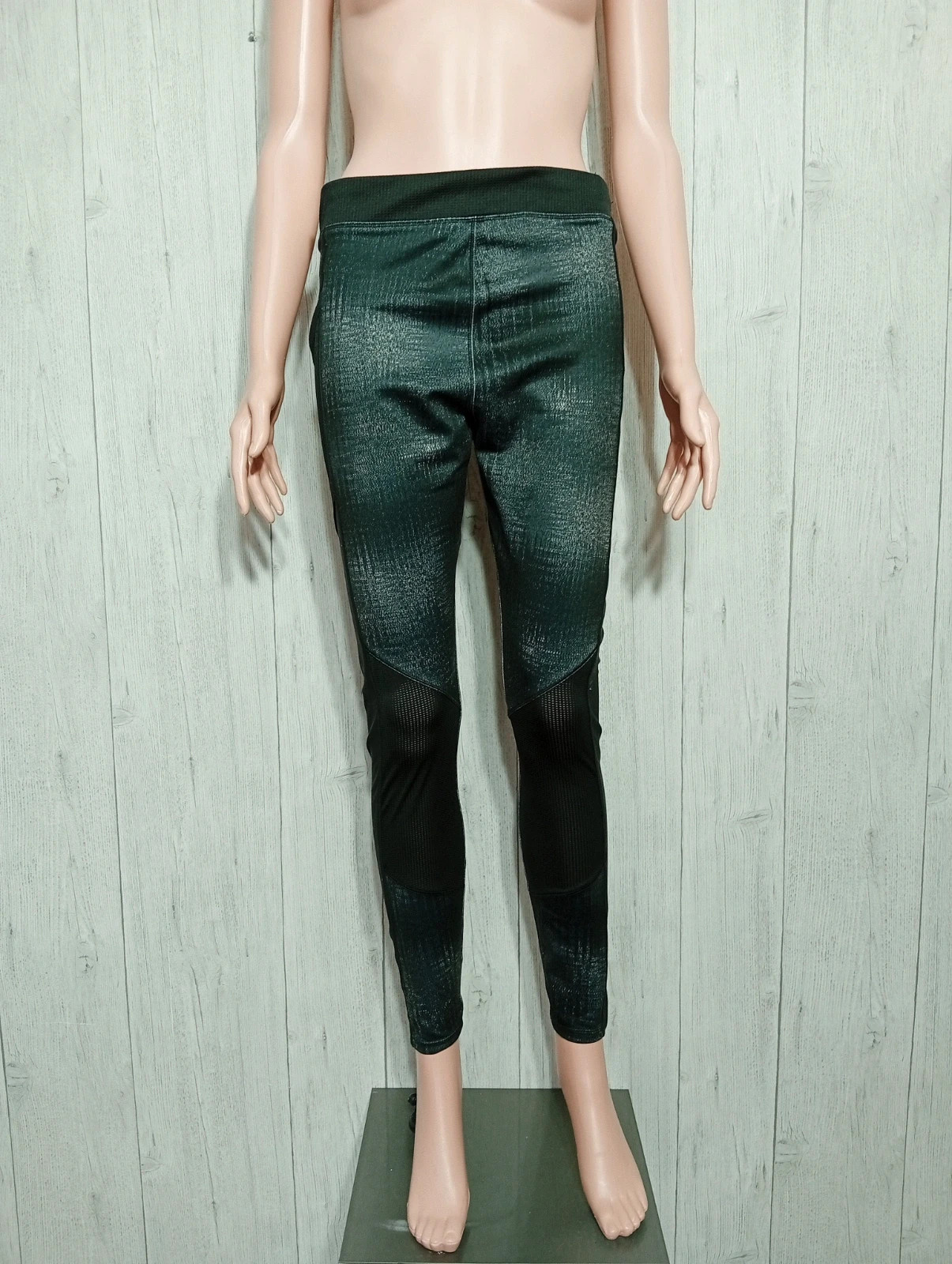 Leggins femme - Taille L/40- Domyos - couleur noir et bleu