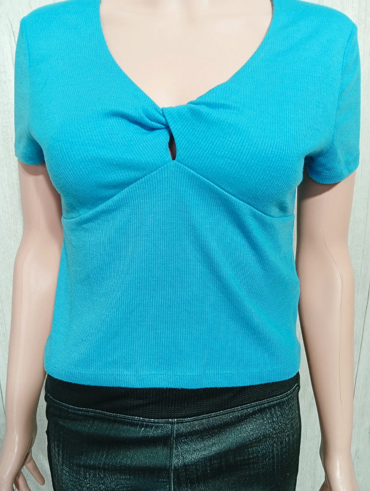 T-shirt manche courte femme- taille M/38- kiabi - couleur bleu – Kiabi – taille M / 38 / 10 3