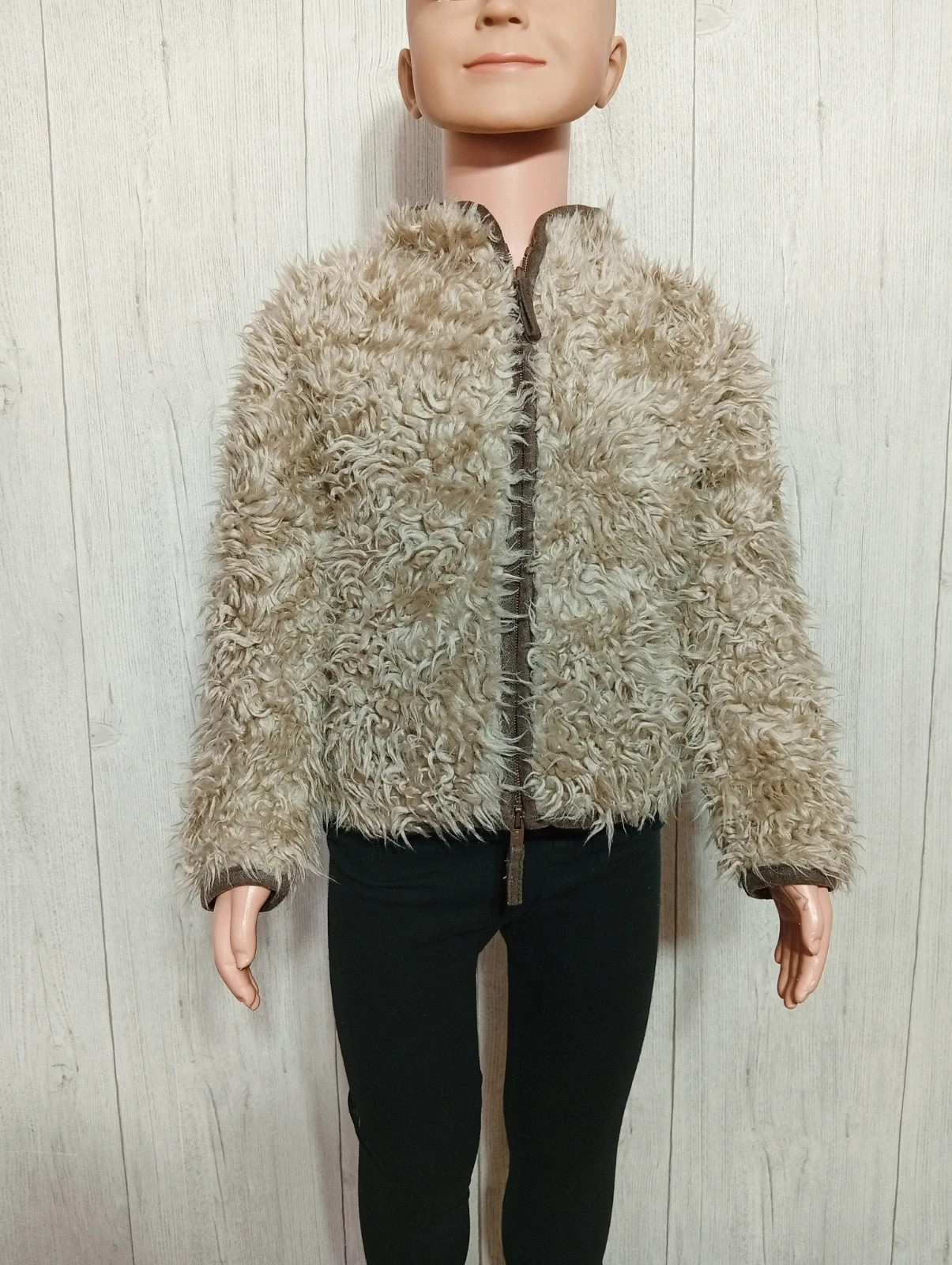 Gilet en fausse fourrure fille - Taille 6 ans (114cm) - okaidi- couleur