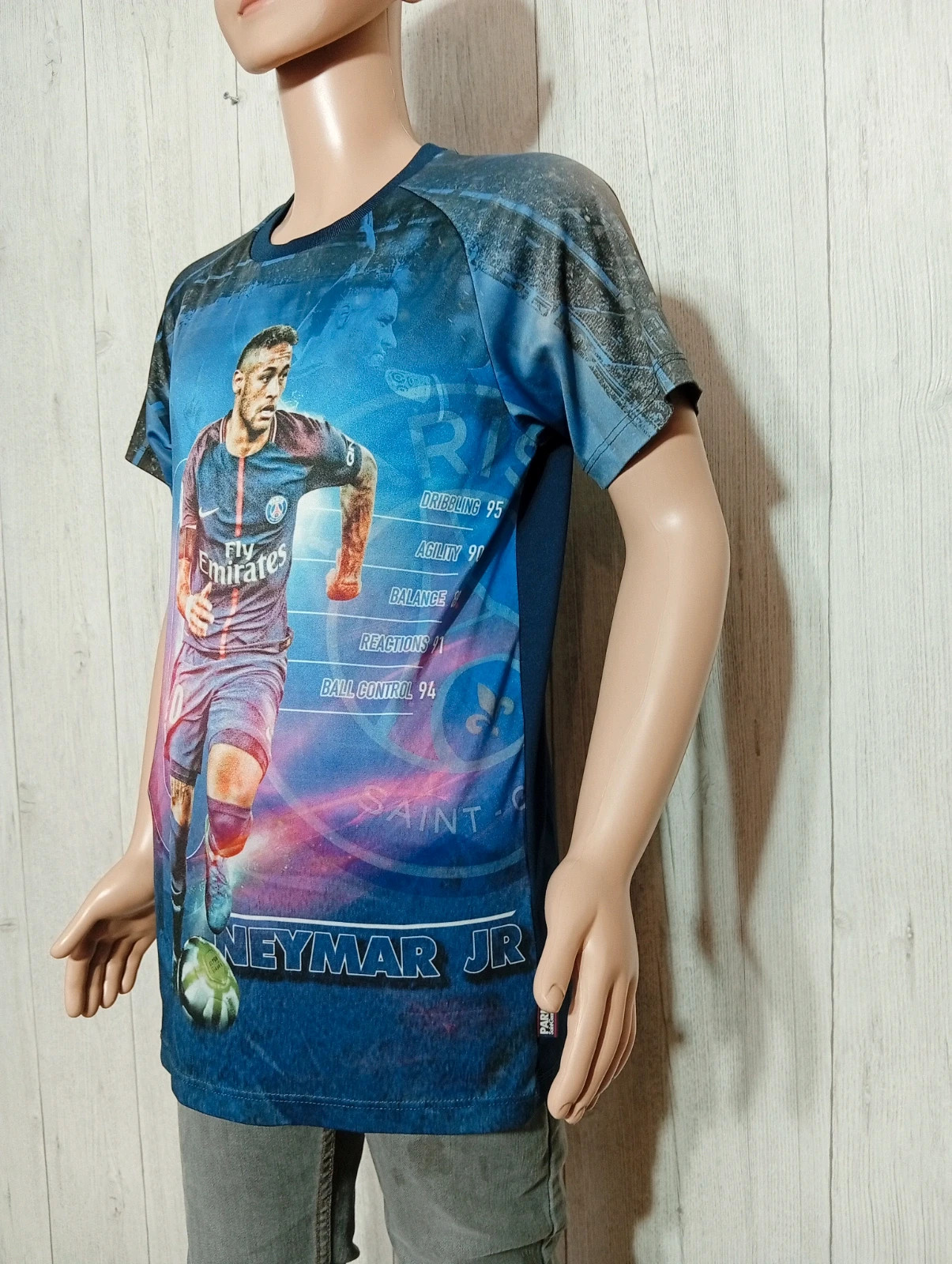 T-shirt manche courte garcon- Taille 12ans - paris saint Germain- Couleur bleu et marine – Paris Saint-Germain – taille 12 ans / 152 cm 5