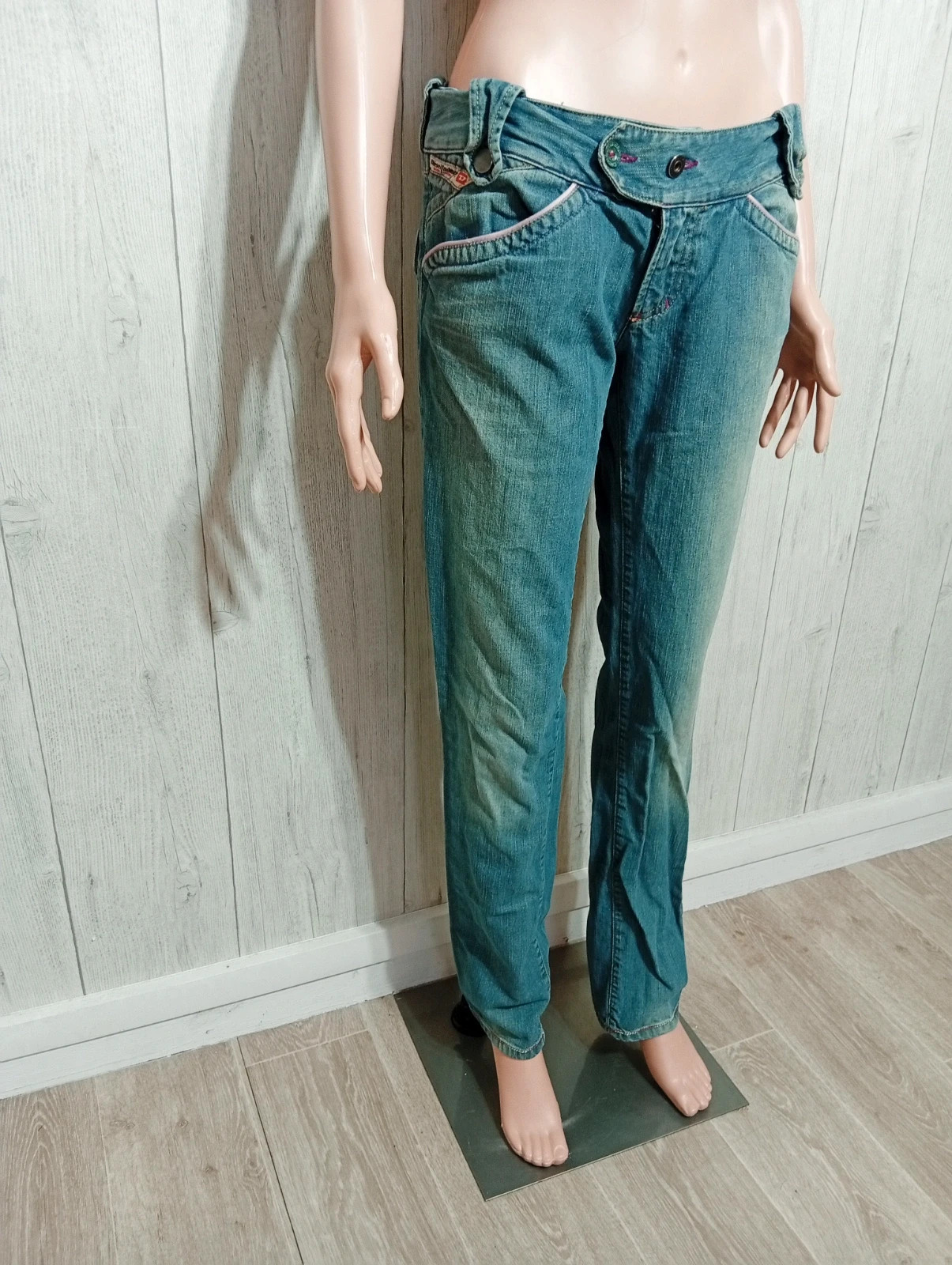 Jeans femme - taille 16ans- diesel - couleur bleu – Diesel – taille 16 ans / 176 cm 4