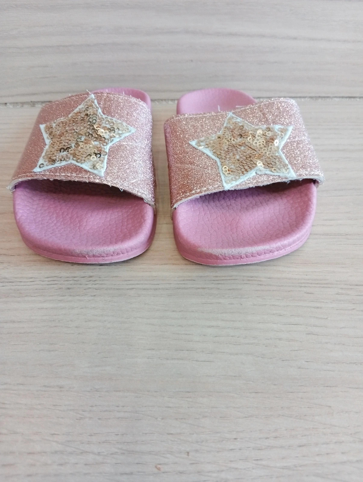 Claquette fille - Taille 28/29 - couleur rose et dore – taille 28 5