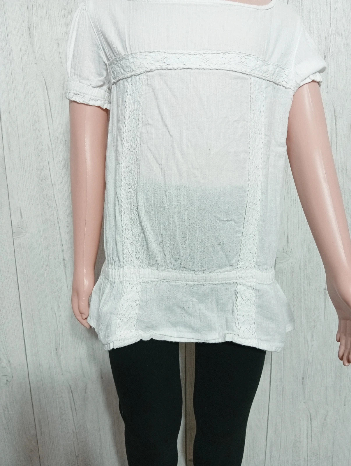 Blouse fille - Taille 6 ans - Cécilia girl style - couleur blanc – Cécilia Girl Style – taille 6 ans / 116 cm 3