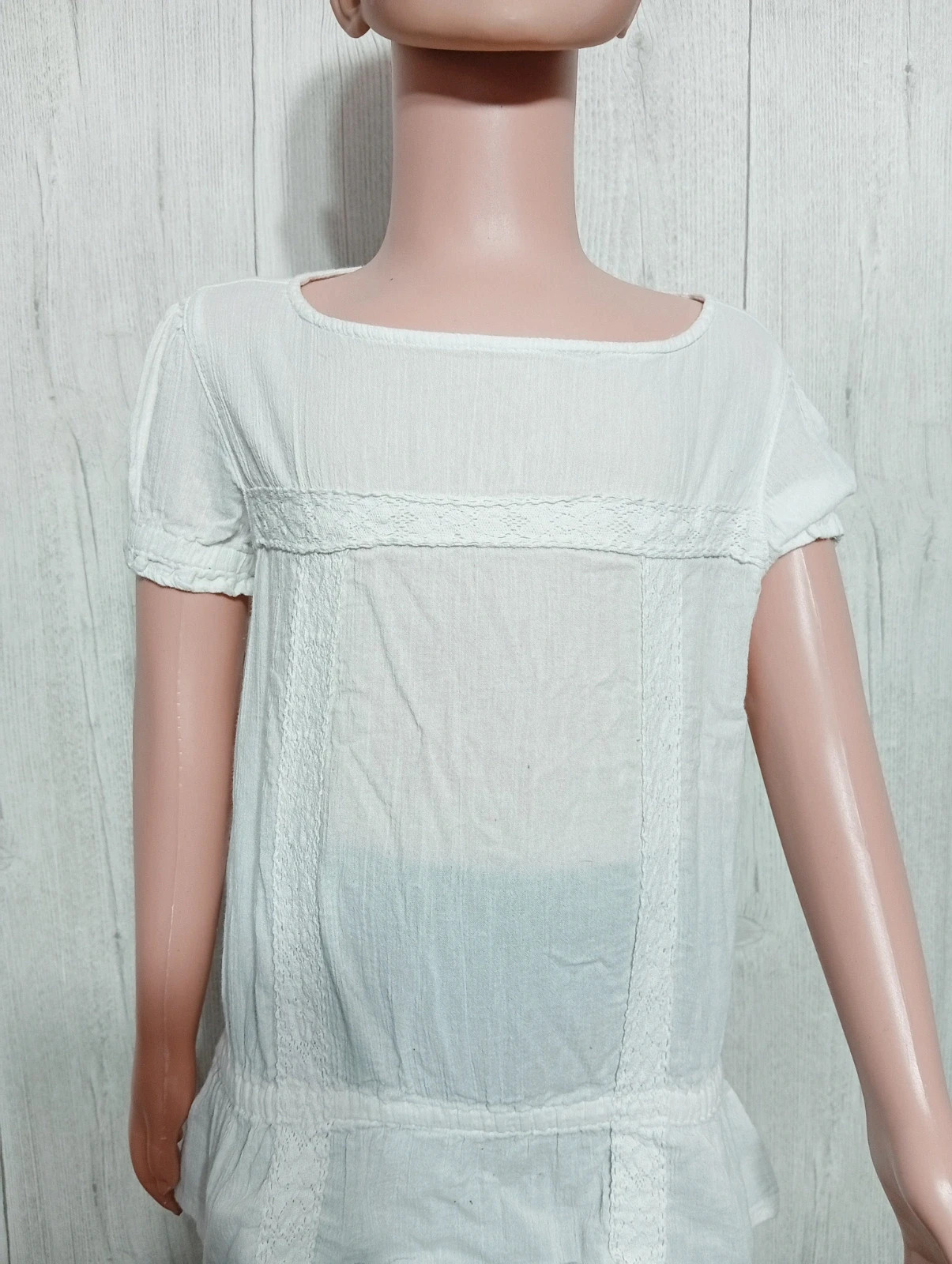 Blouse fille - Taille 6 ans - Cécilia girl style - couleur blanc – Cécilia Girl Style – taille 6 ans / 116 cm 2
