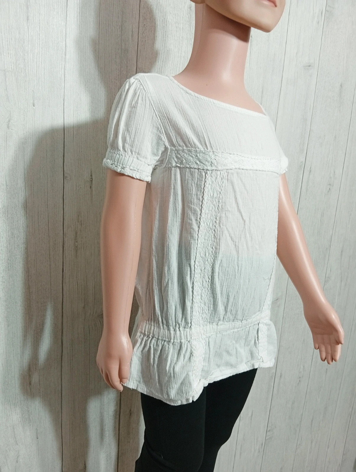 Blouse fille - Taille 6 ans - Cécilia girl style - couleur blanc – Cécilia Girl Style – taille 6 ans / 116 cm 4