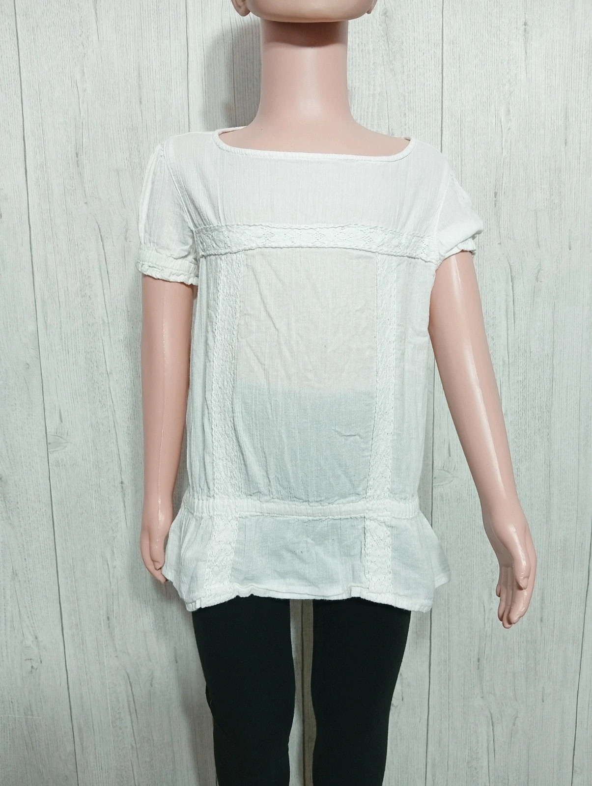 Blouse fille - Taille 6 ans - Cécilia girl style - couleur blanc